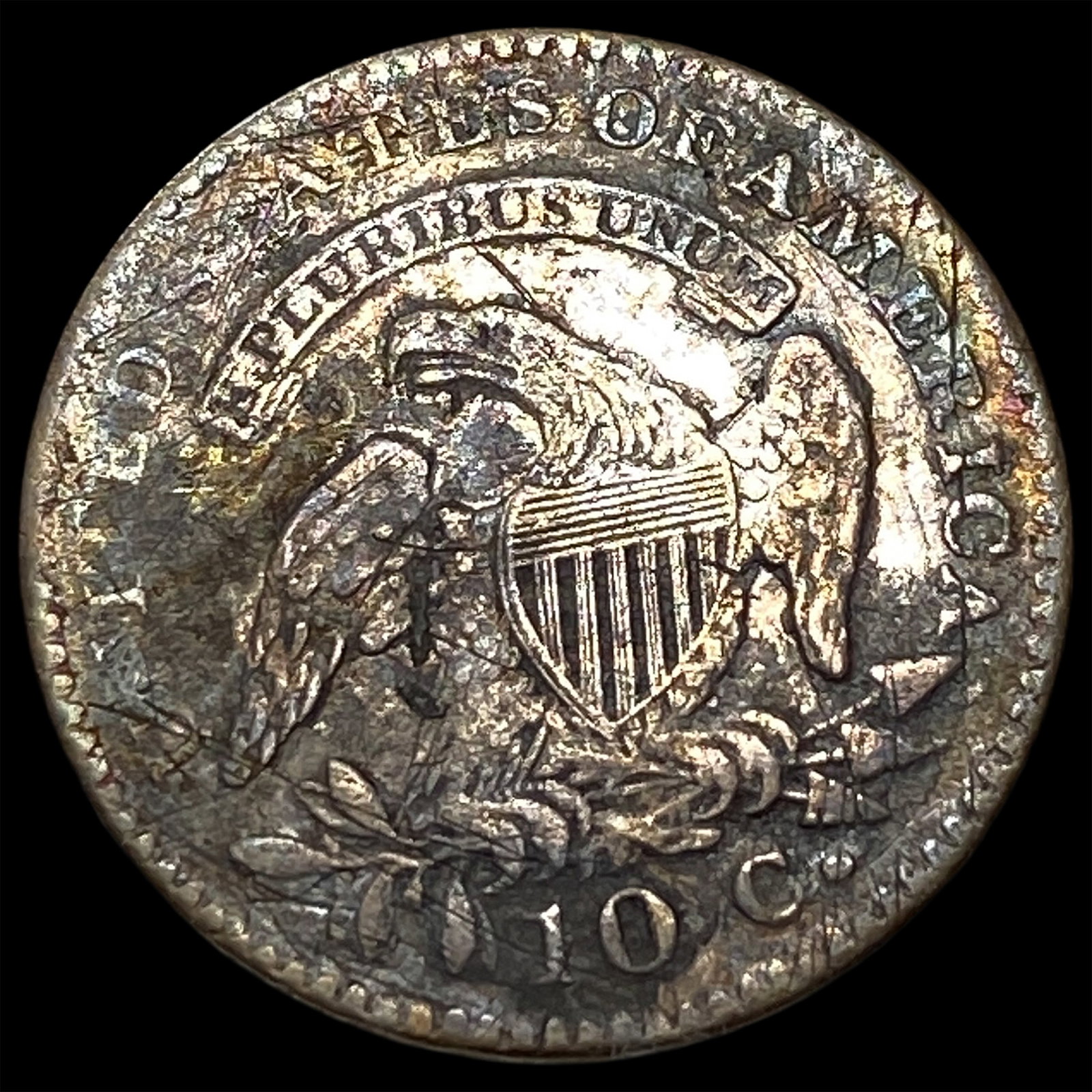 1820 Capped Bust Dime LIGHTLY CIRCULATED - 2