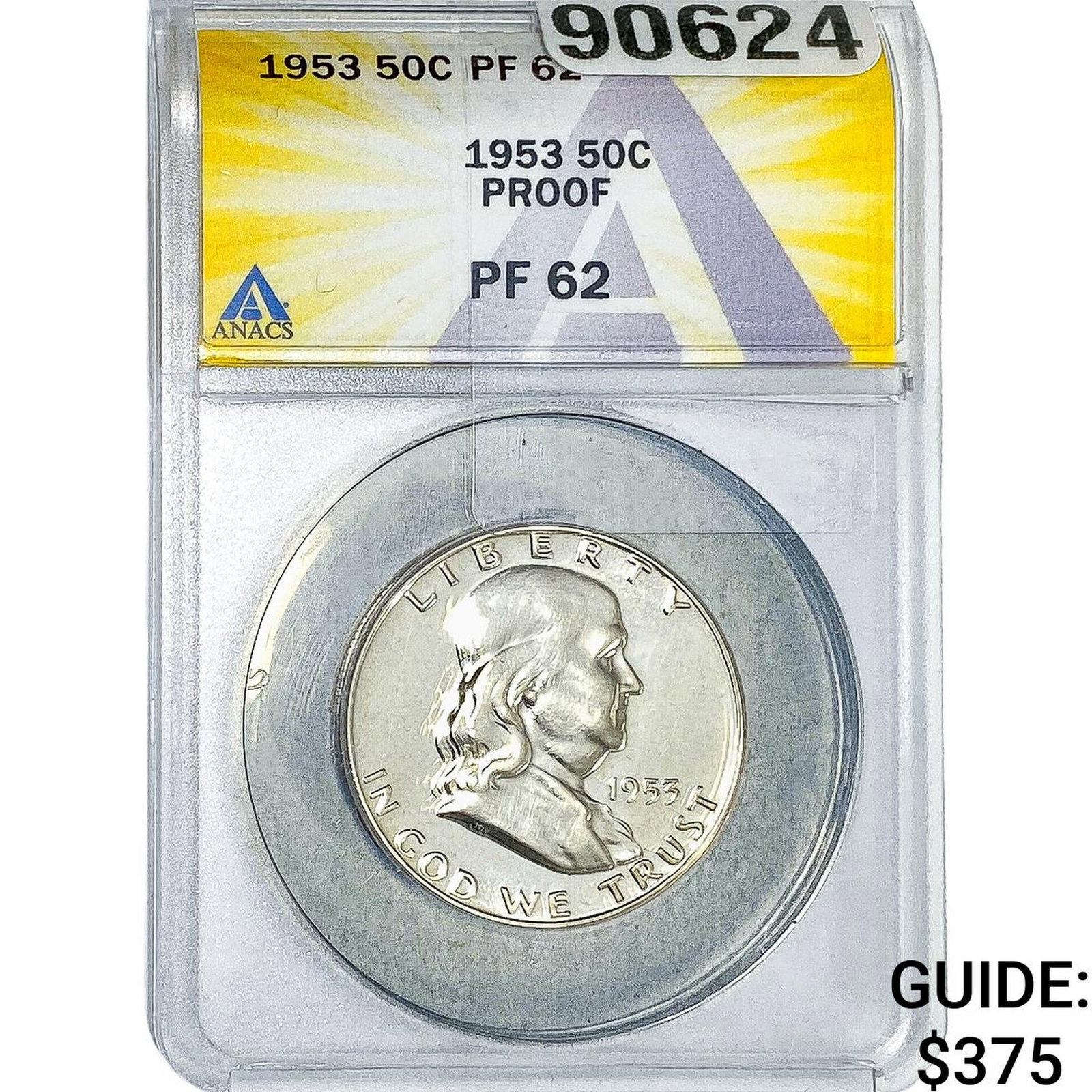 1953 Franklin Half Dollar ANACS PF62 (1 of 2)