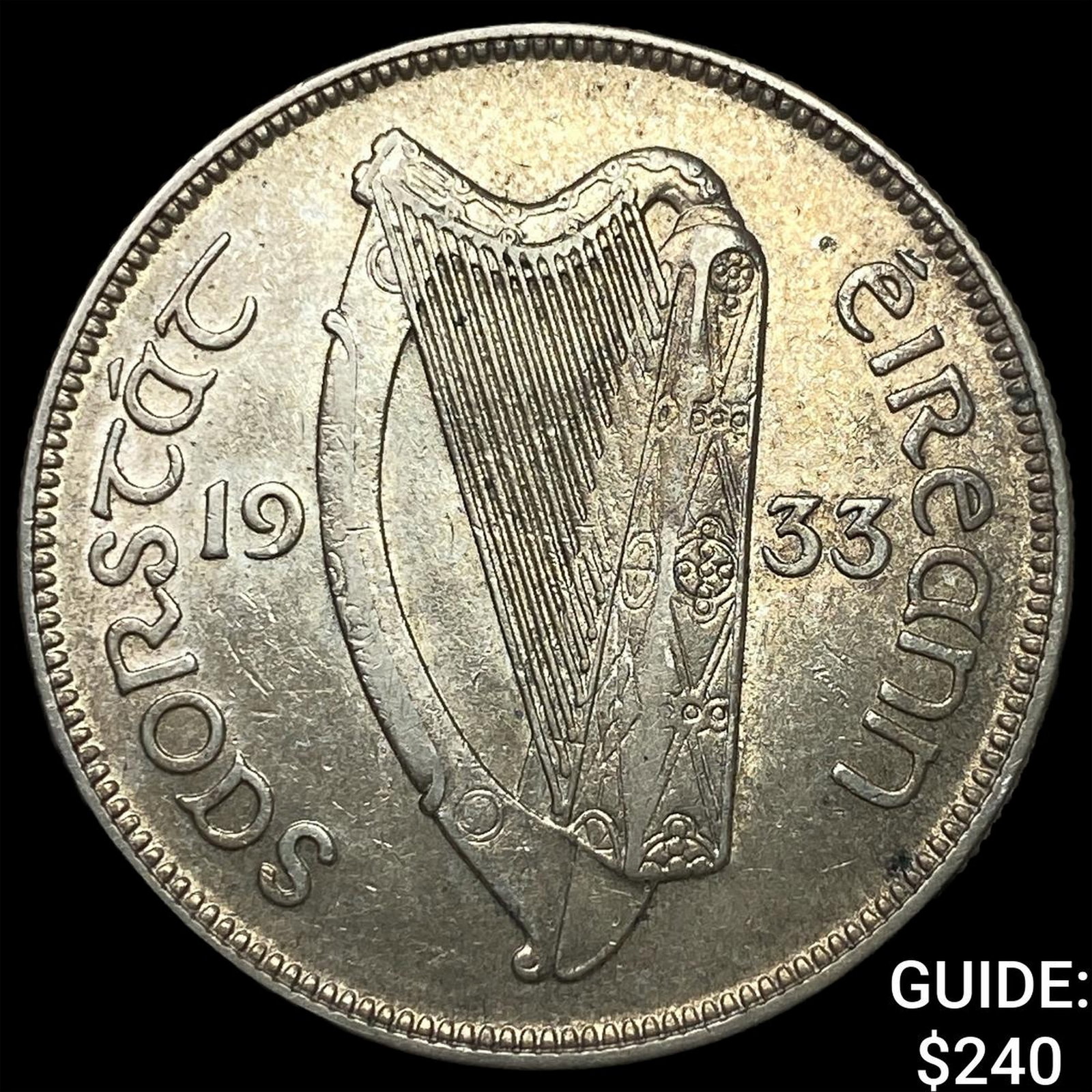 1933 Ireland Silver 1/2 Crown (1 of 2)