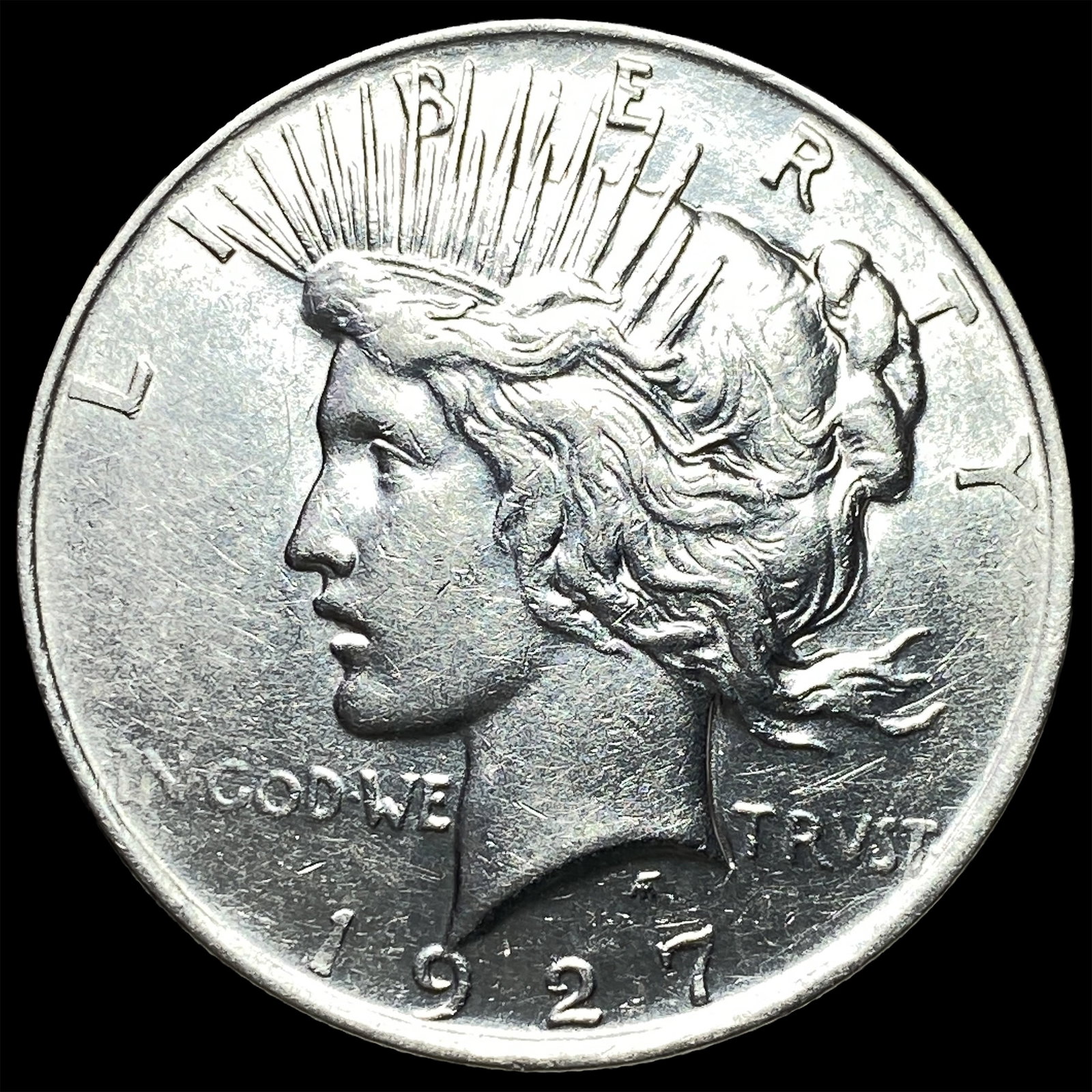 1927 Silver Peace Dollar NICELY CIRCULATED: 1927 Silver Peace Dollar NICELY CIRCULATED