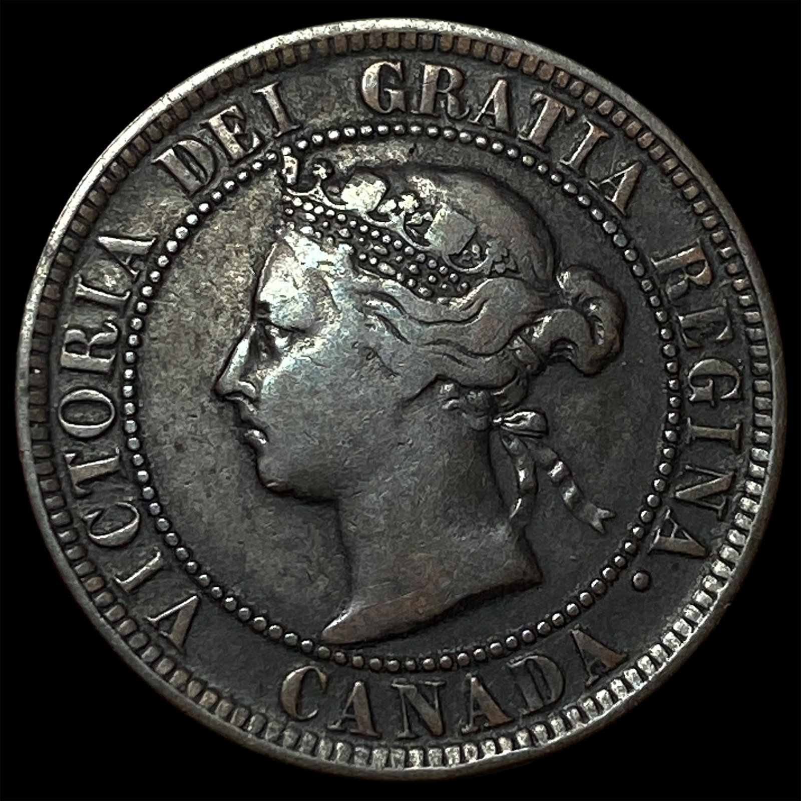 1891 Canada 1 Cent Victoria Penny CLOSELY UNCIRCULATED: 1891 Canada 1 Cent Victoria Penny CLOSELY UNCIRCULATED