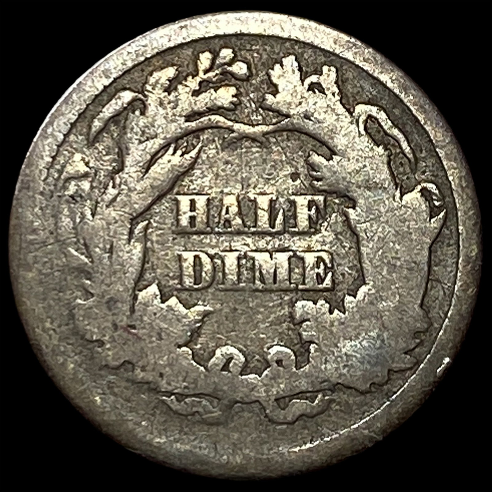 1861 Silver Half Dime NICELY CIRCULATED - 2