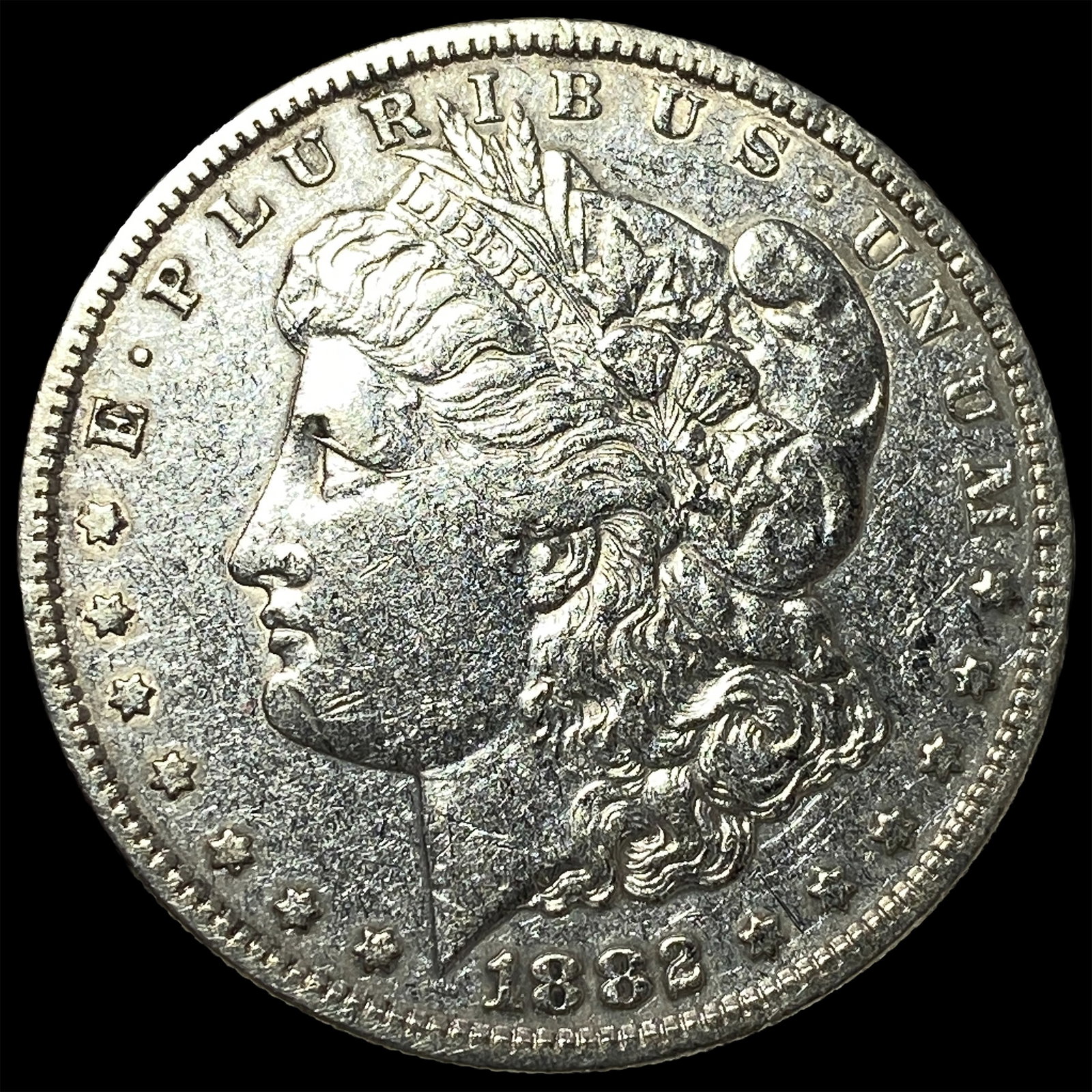 1882-S Silver Morgan Dollar LIGHTLY CIRCULATED: 1882-S Silver Morgan Dollar LIGHTLY CIRCULATED