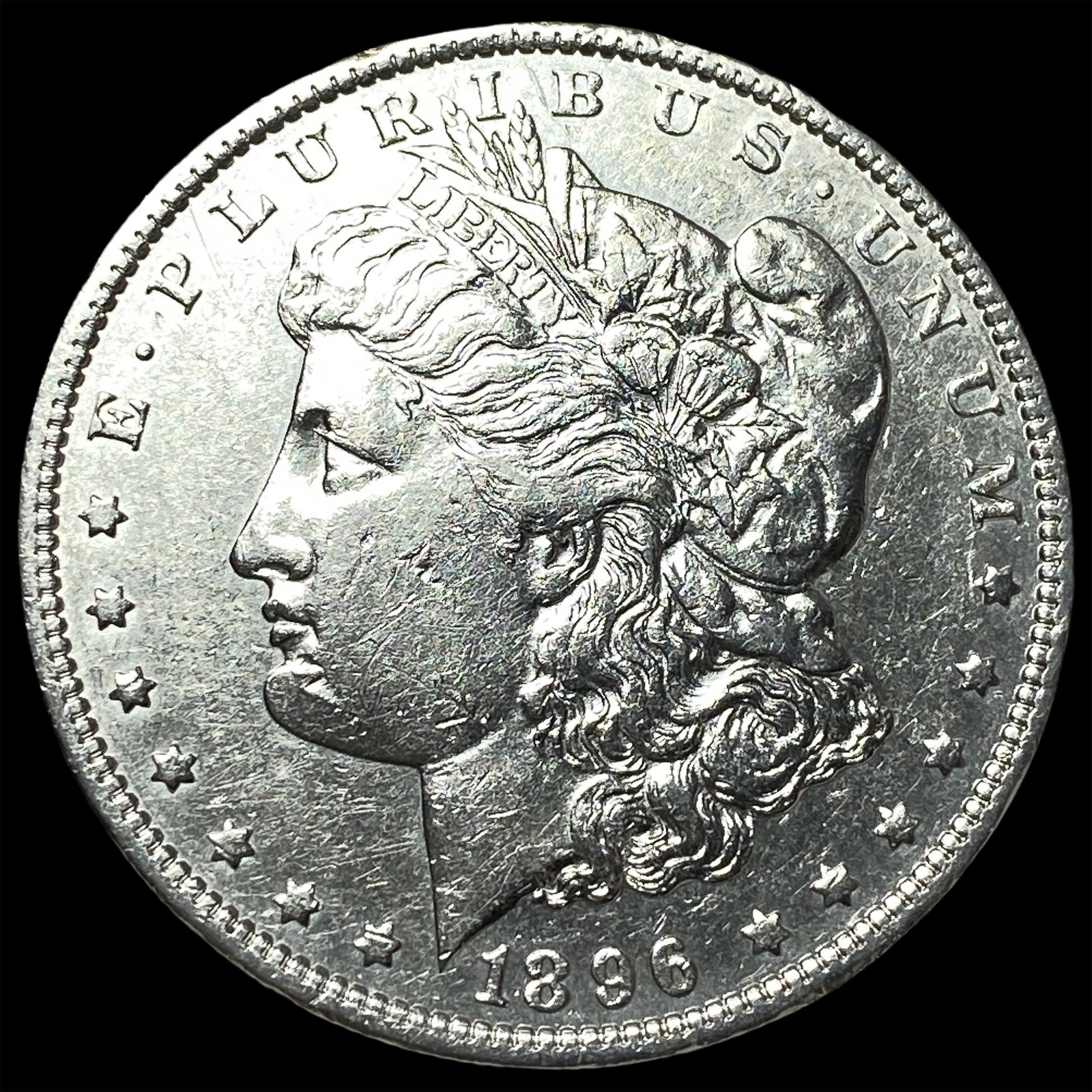 1896-S Silver Morgan Dollar CHOICE AU: 1896-S Silver Morgan Dollar CHOICE AU