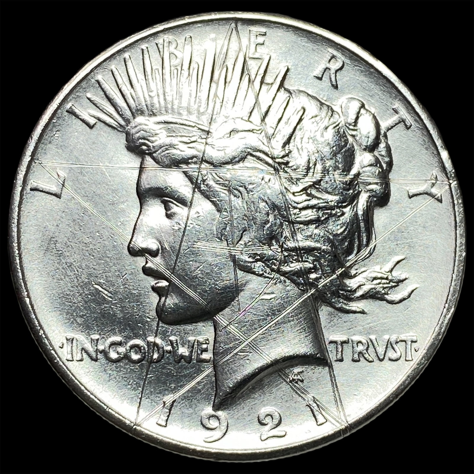 1921 Silver Peace Dollar HIGH GRADE: 1921 Silver Peace Dollar HIGH GRADE