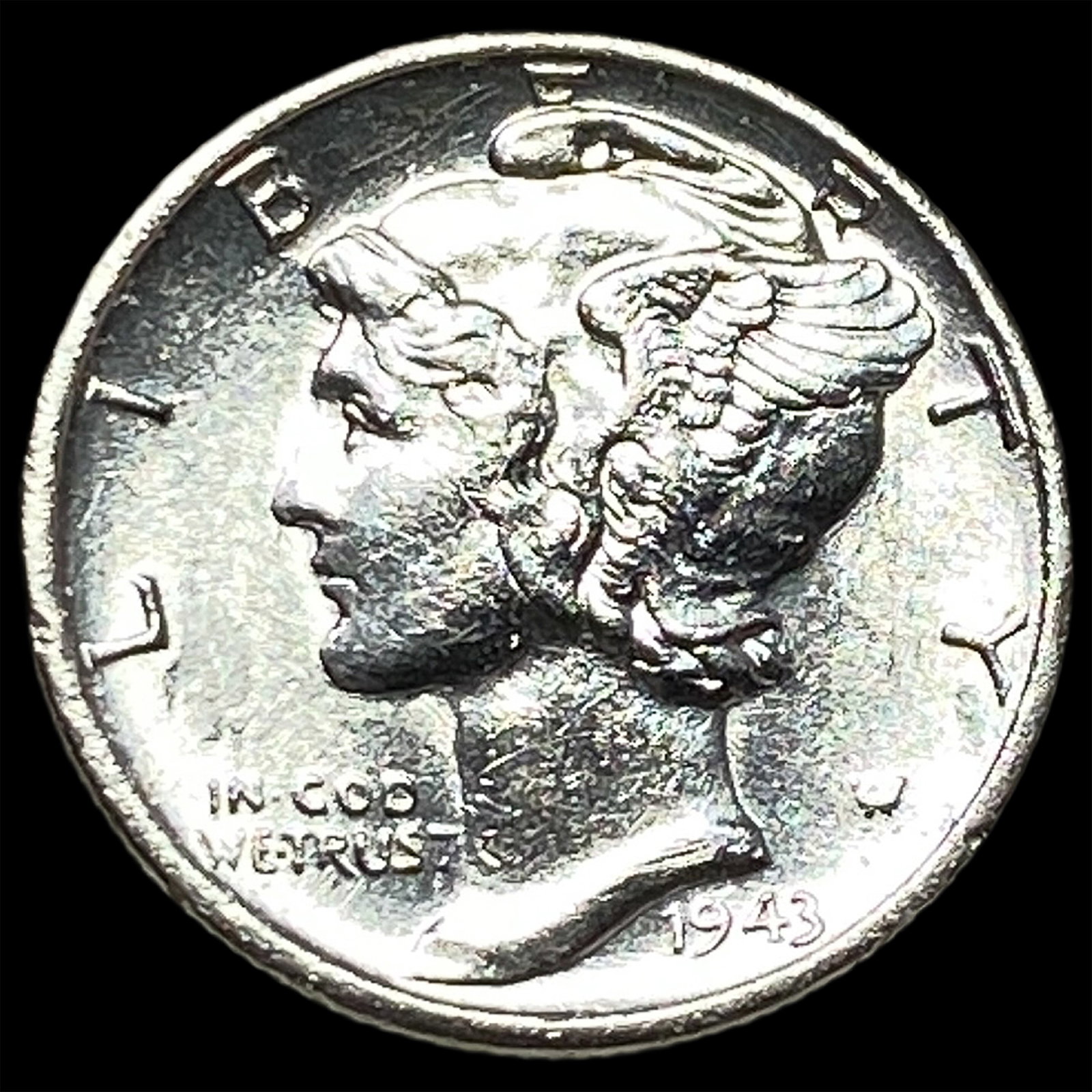 1943-S Silver Mercury Dime UNCIRCULATED: 1943-S Silver Mercury Dime UNCIRCULATED