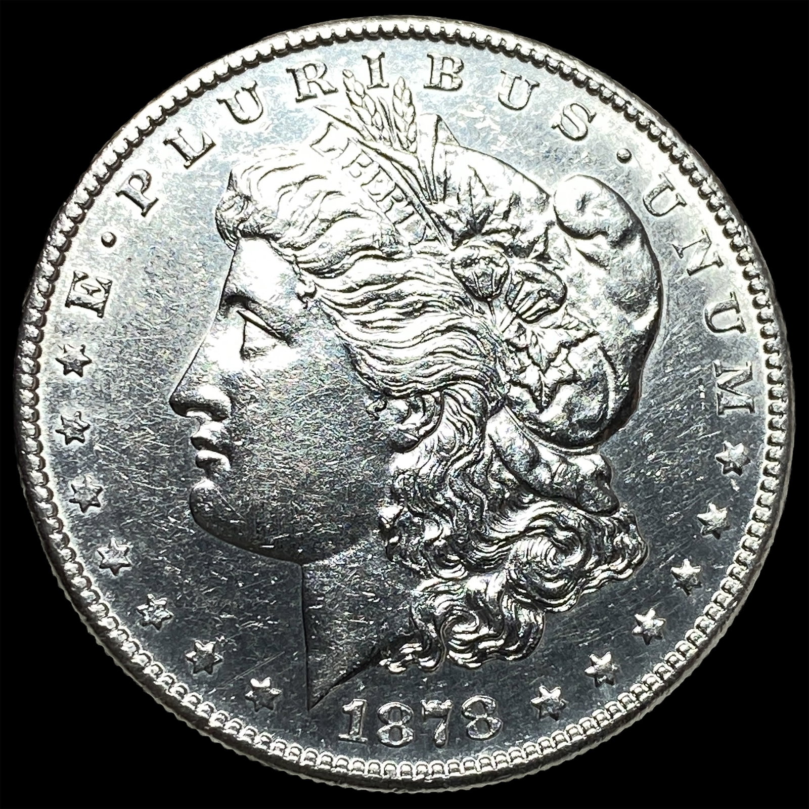 1878-S Silver Morgan Dollar CHOICE BU: 1878-S Silver Morgan Dollar CHOICE BU