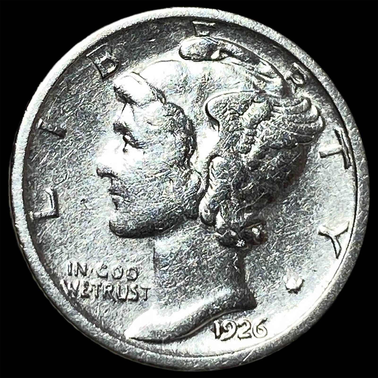 1926 Mercury Dime CLOSELY UNCIRCULATED: 1926 Mercury Dime CLOSELY UNCIRCULATED