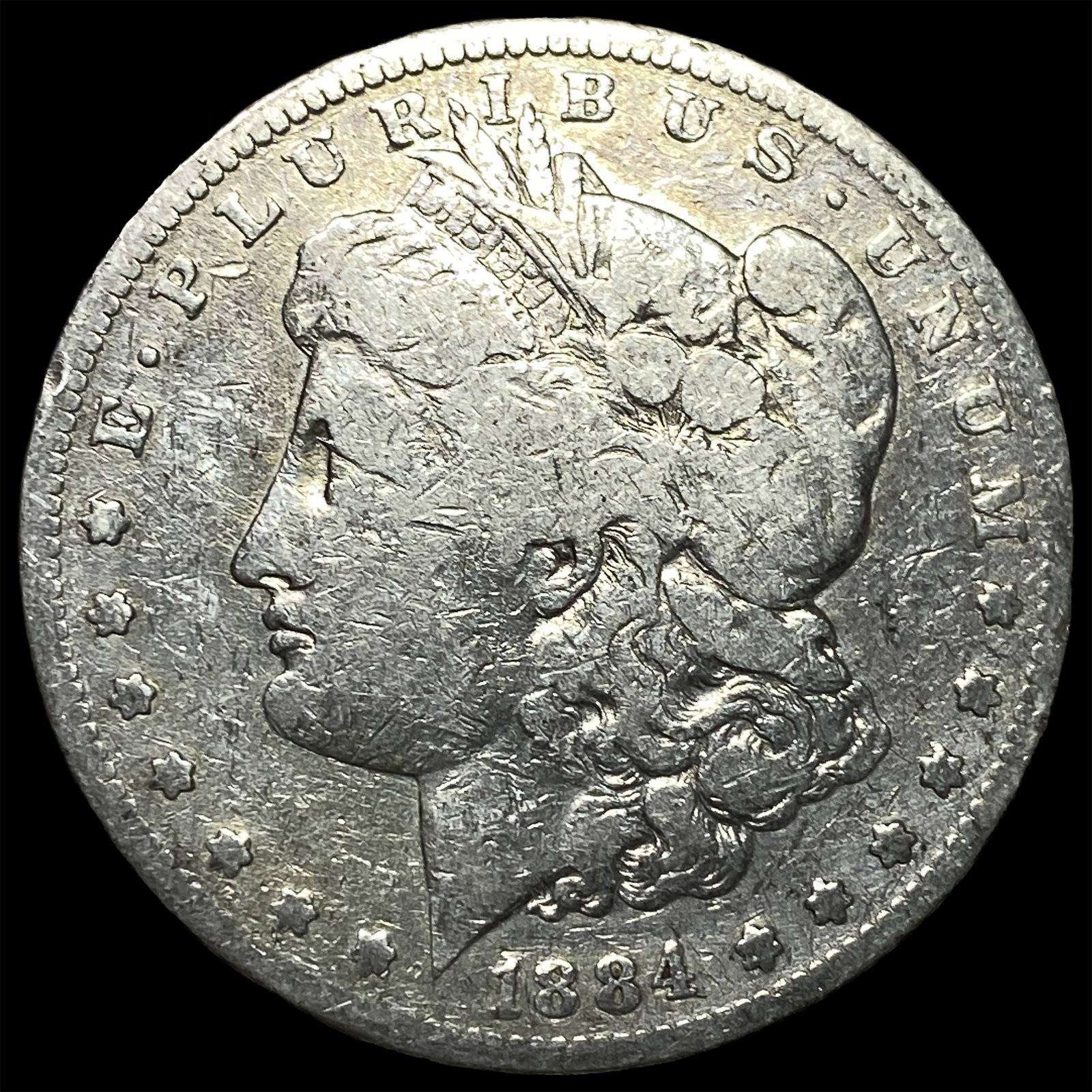 1884-O Silver Morgan Dollar LIGHTLY CIRCULATED: 1884-O Silver Morgan Dollar LIGHTLY CIRCULATED