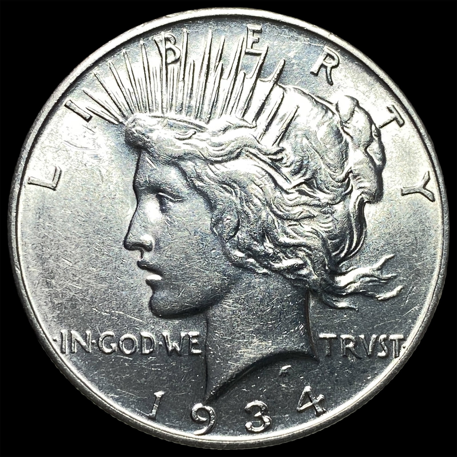 1934 Silver Peace Dollar UNCIRCULATED: 1934 Silver Peace Dollar UNCIRCULATED
