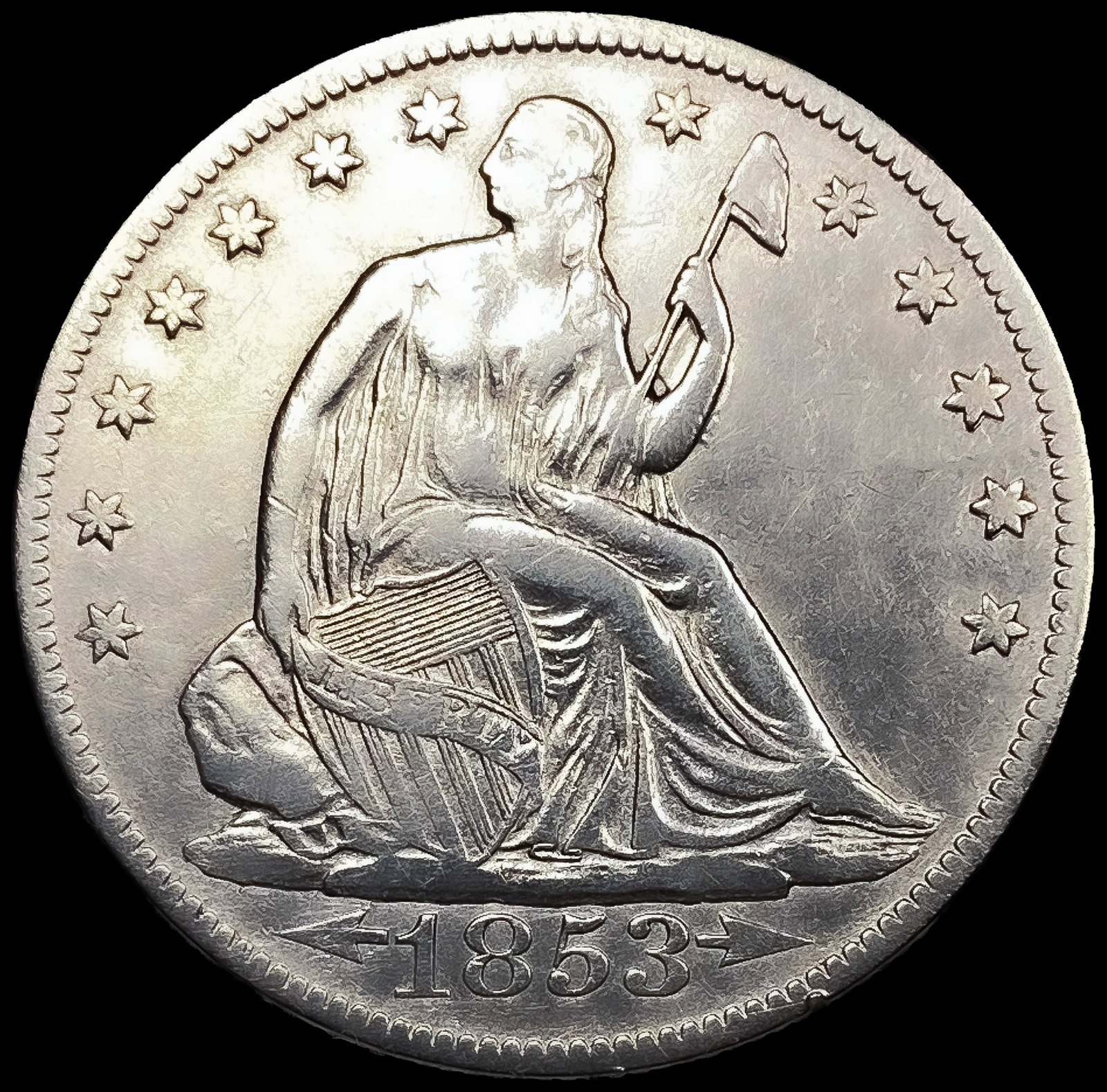 1853-O Seated Liberty Half Dollar: 1853-O Seated Liberty Half Dollar