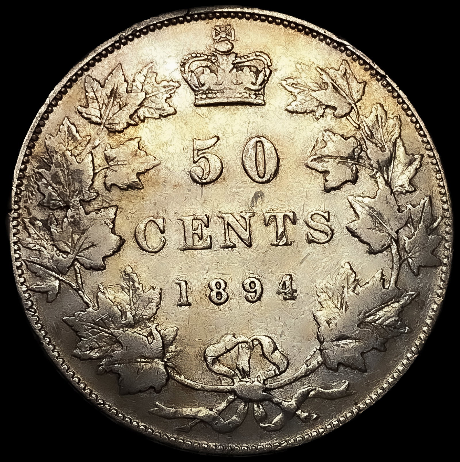 1894 Canada Half Dollar - 2