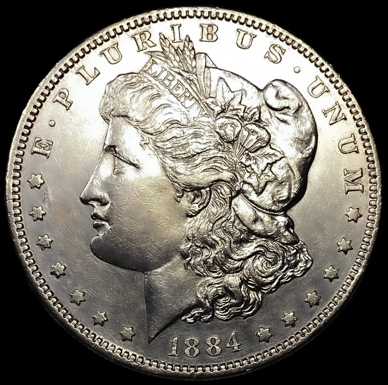1884-S Morgan Silver Dollar: 1884-S Morgan Silver Dollar