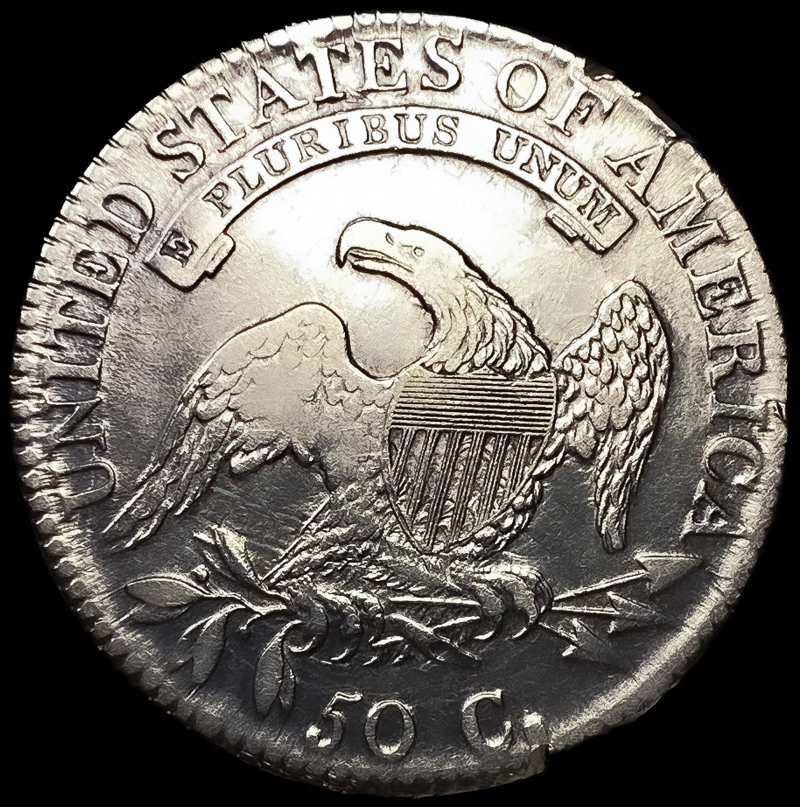 1814/3 Capped Bust Half Dollar - 2