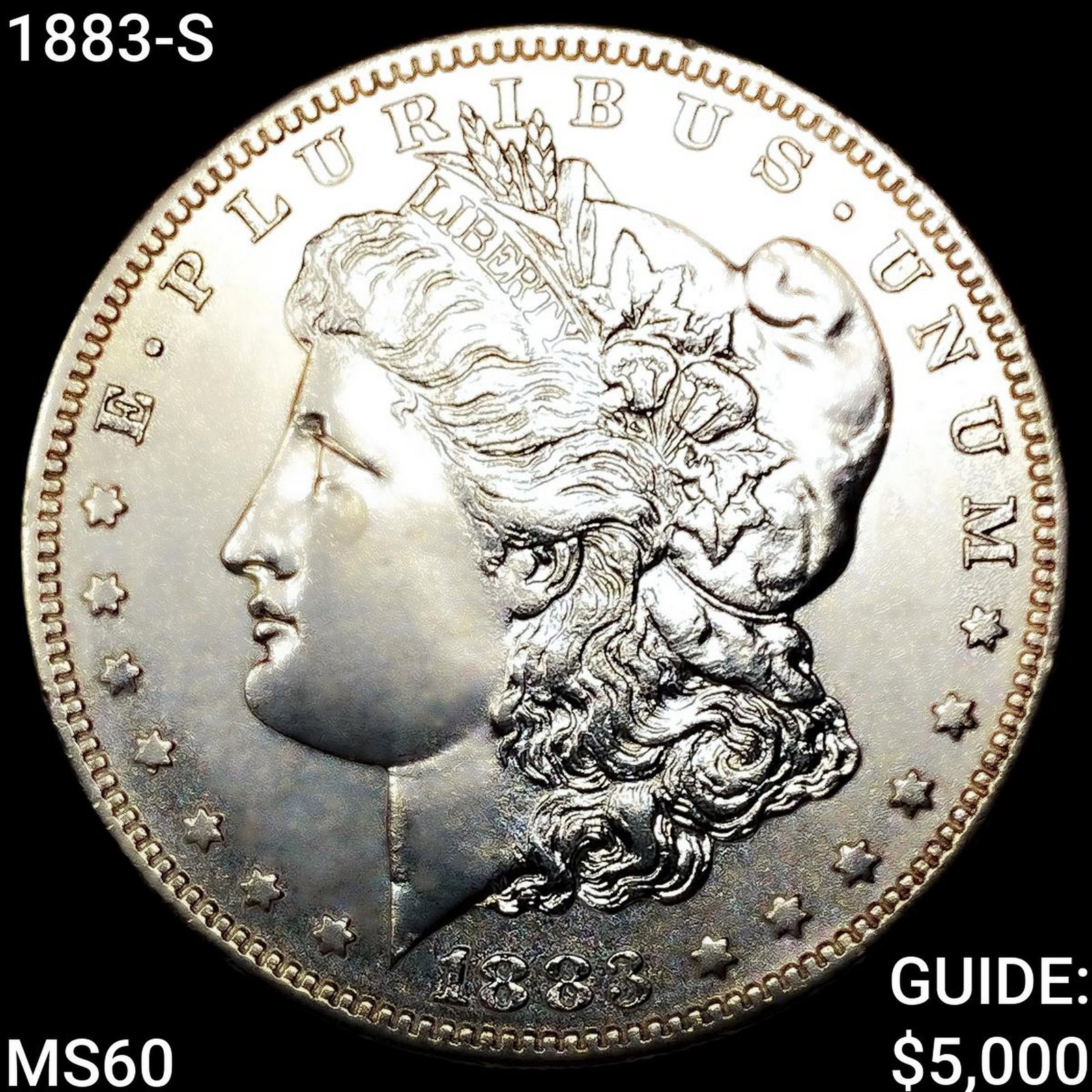 1883-S Morgan Silver Dollar UNCIRCULATED: 1883-S Morgan Silver Dollar UNCIRCULATED