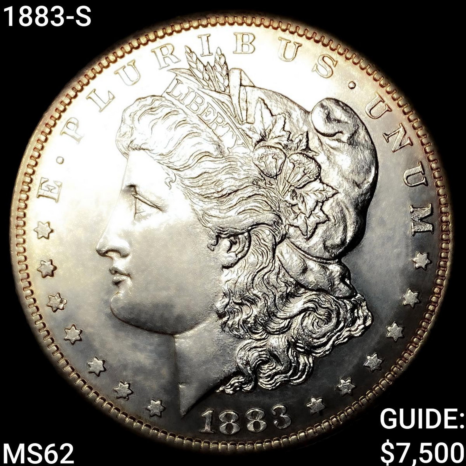 1883-S Morgan Silver Dollar UNCIRCULATED: 1883-S Morgan Silver Dollar UNCIRCULATED