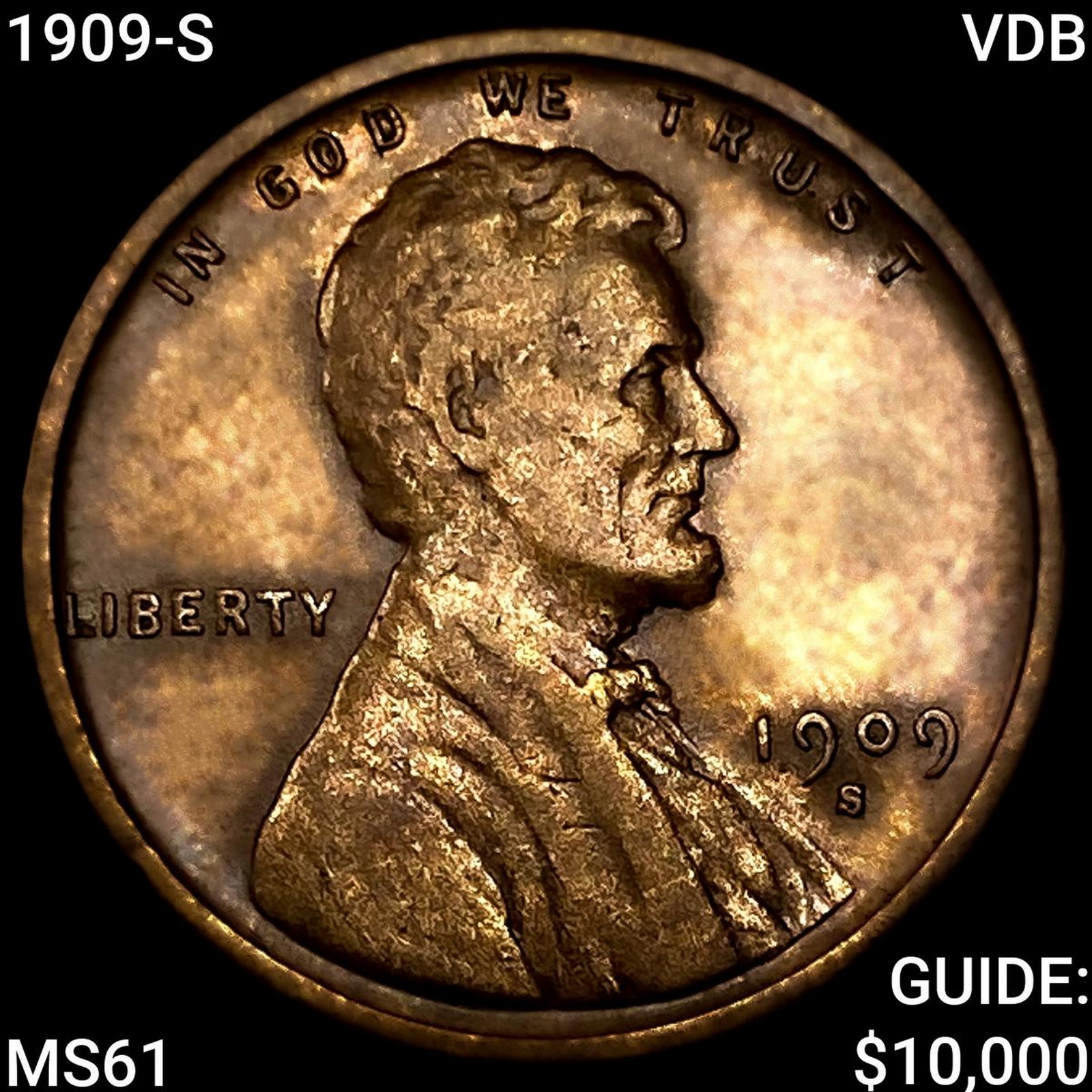 1909-S VDB Wheat Cent UNCIRCULATED: 1909-S VDB Wheat Cent UNCIRCULATED