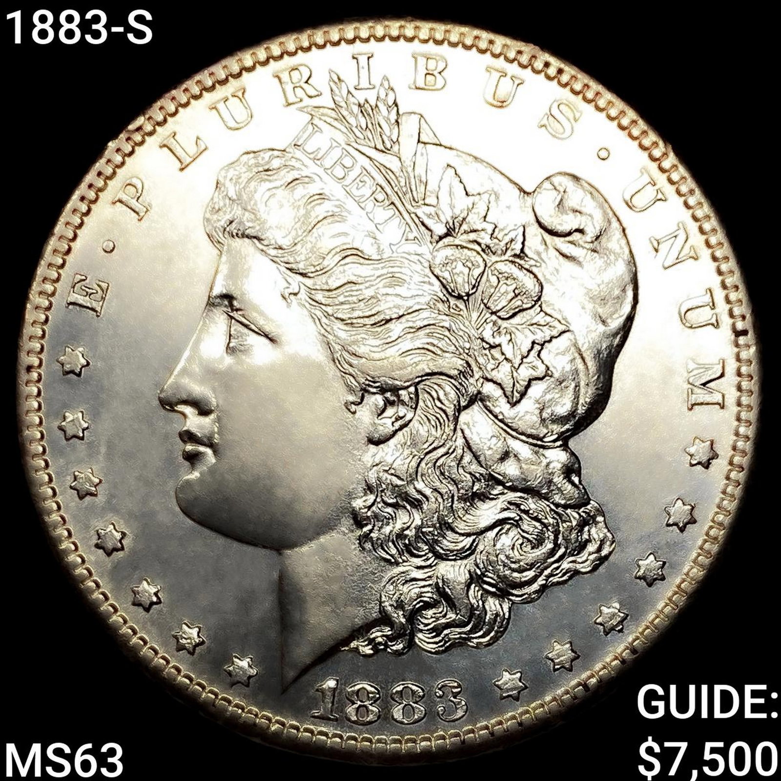 1883-S Morgan Silver Dollar CHOICE BU: 1883-S Morgan Silver Dollar CHOICE BU