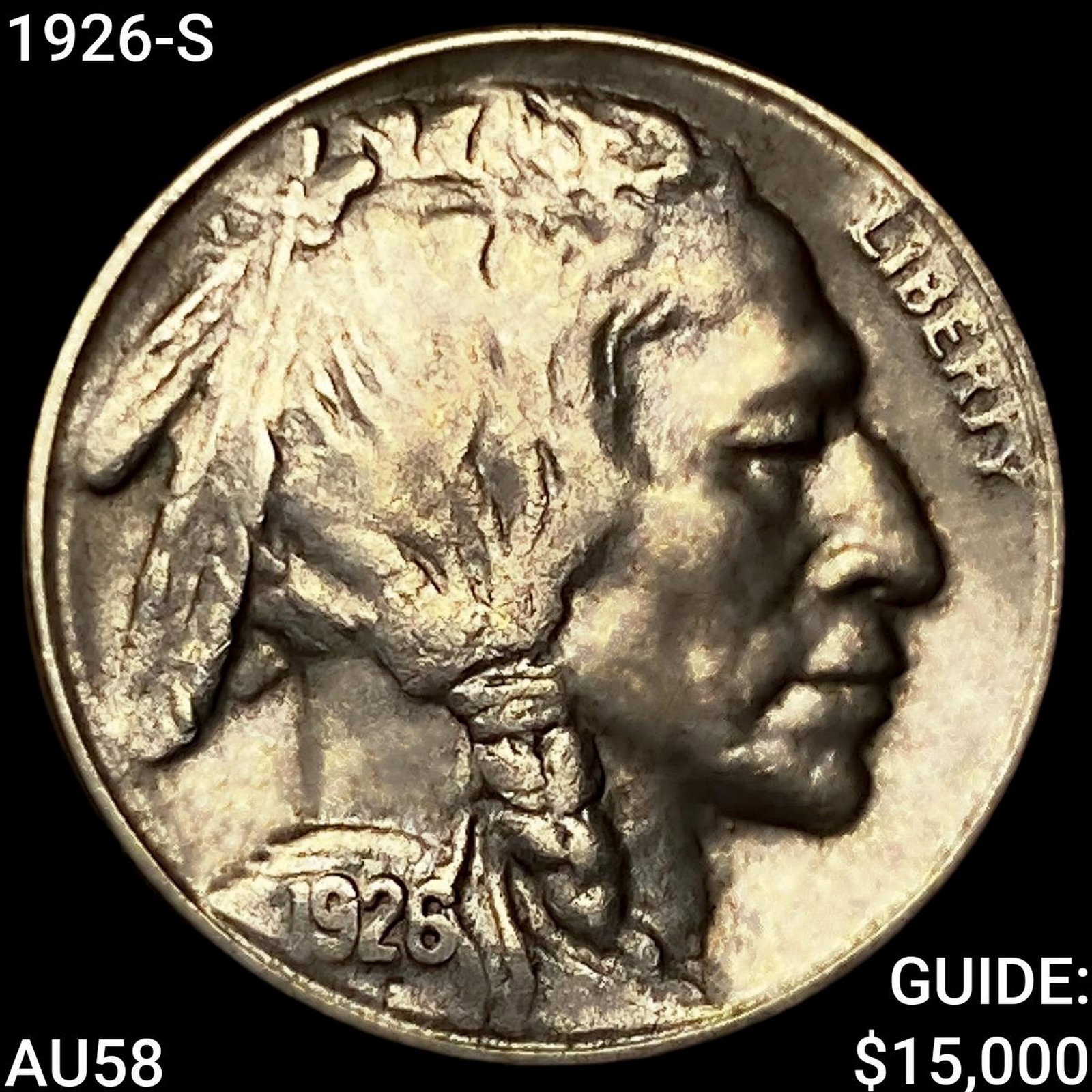 1926-S Buffalo Nickel CHOICE AU (1 of 2)