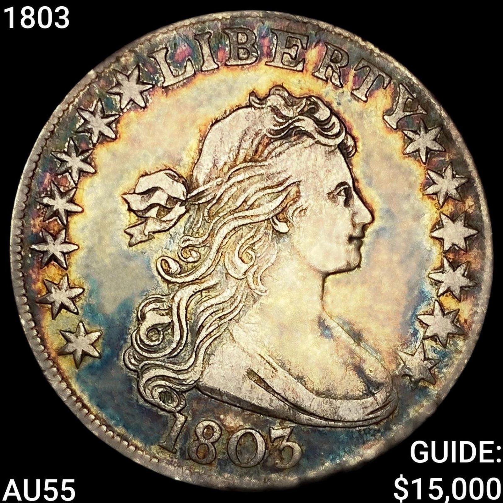 1803 Draped Bust Half Dollar HIGH GRADE: 1803 Draped Bust Half Dollar HIGH GRADE