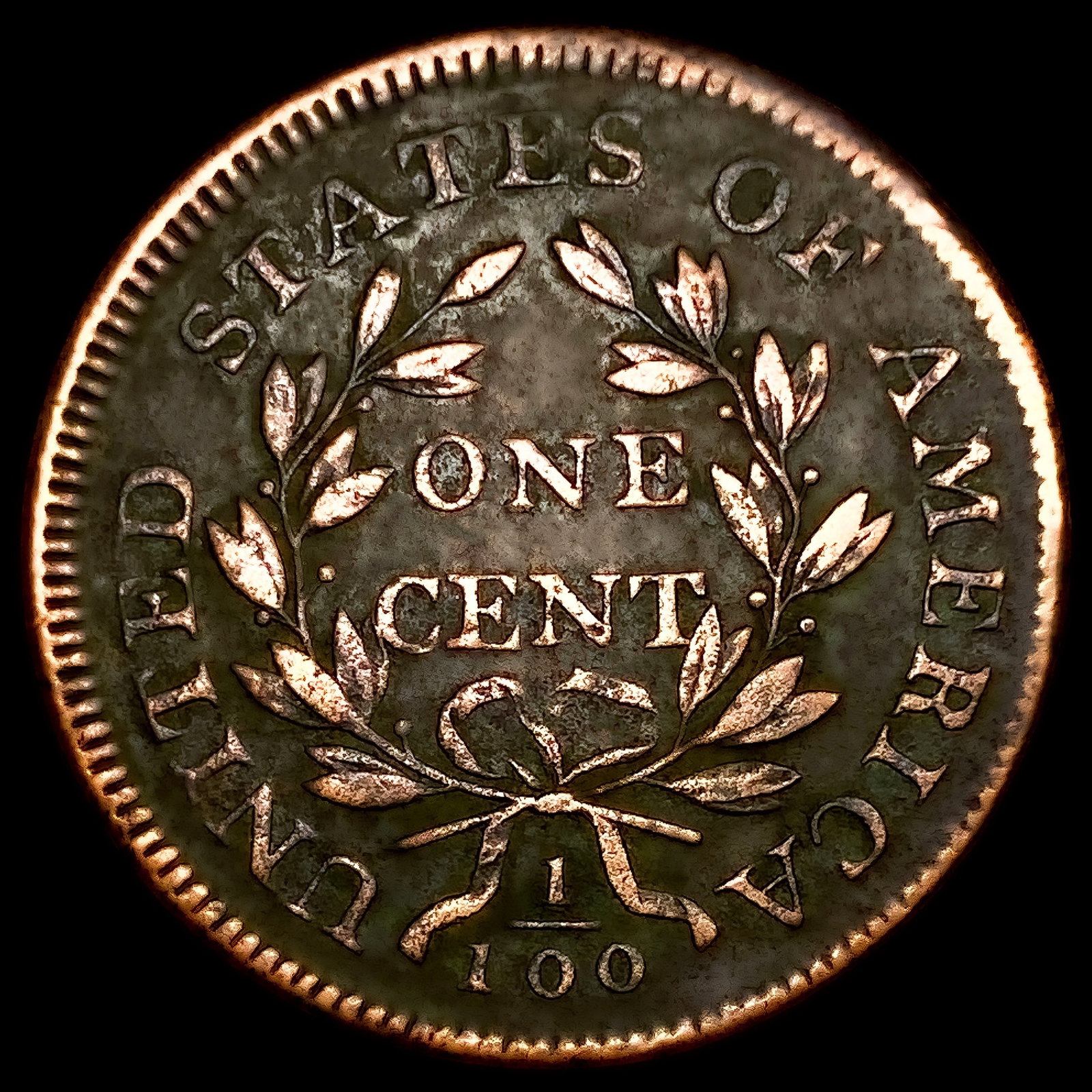 1798 Draped Bust Large Cent LIGHTLY CIRCULATED - 2