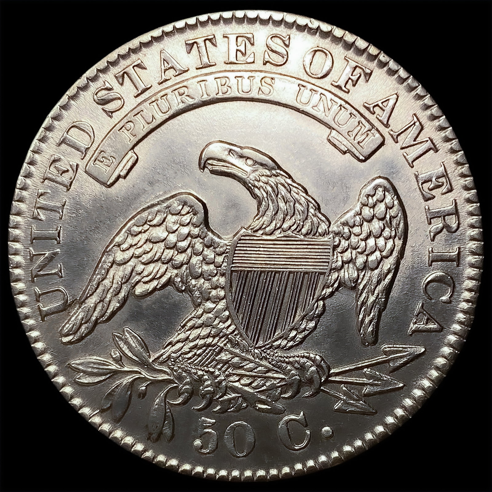 1832 Capped Bust Half Dollar UNCIRCULATED - 2