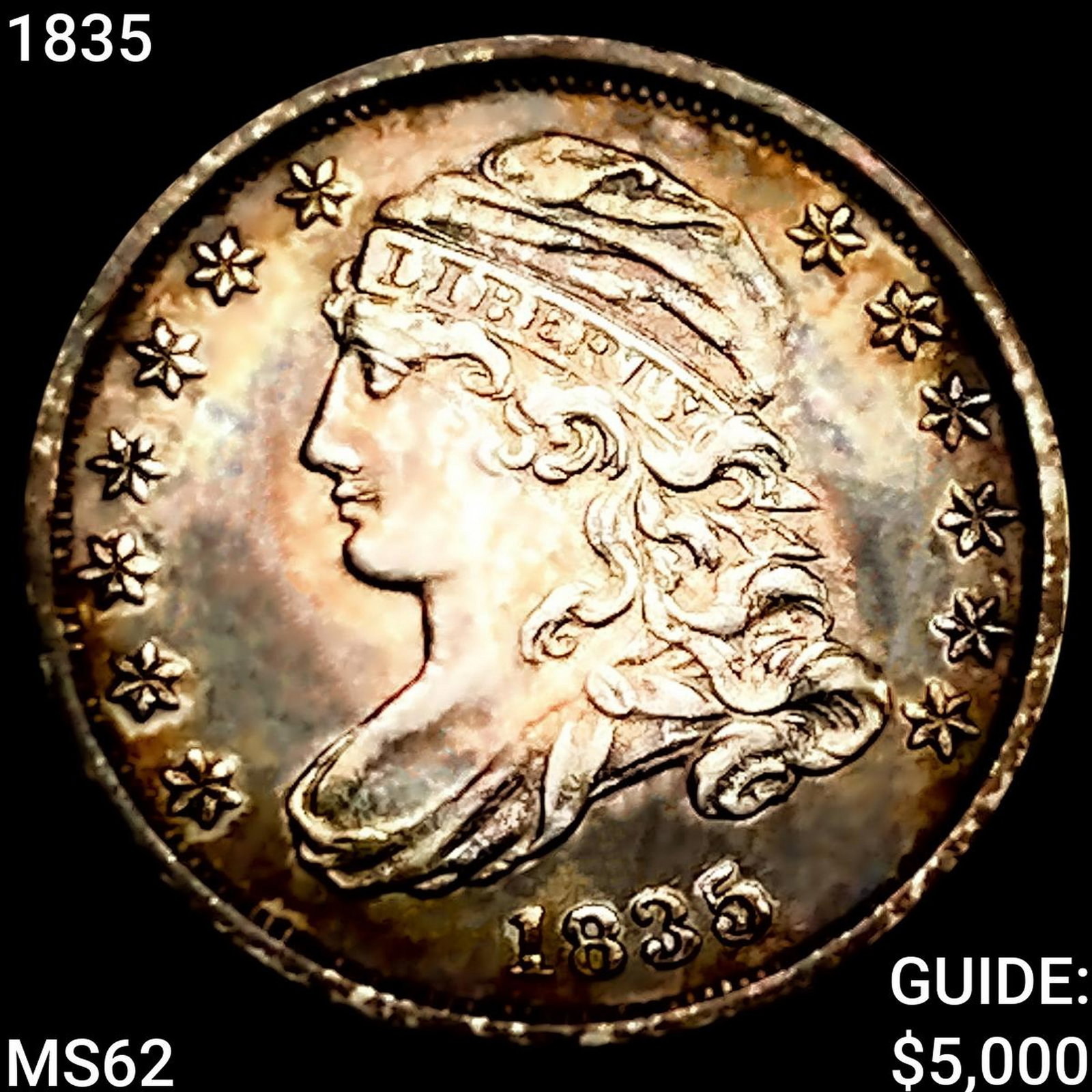 1835 Capped Bust Dime UNCIRCULATED (1 of 2)