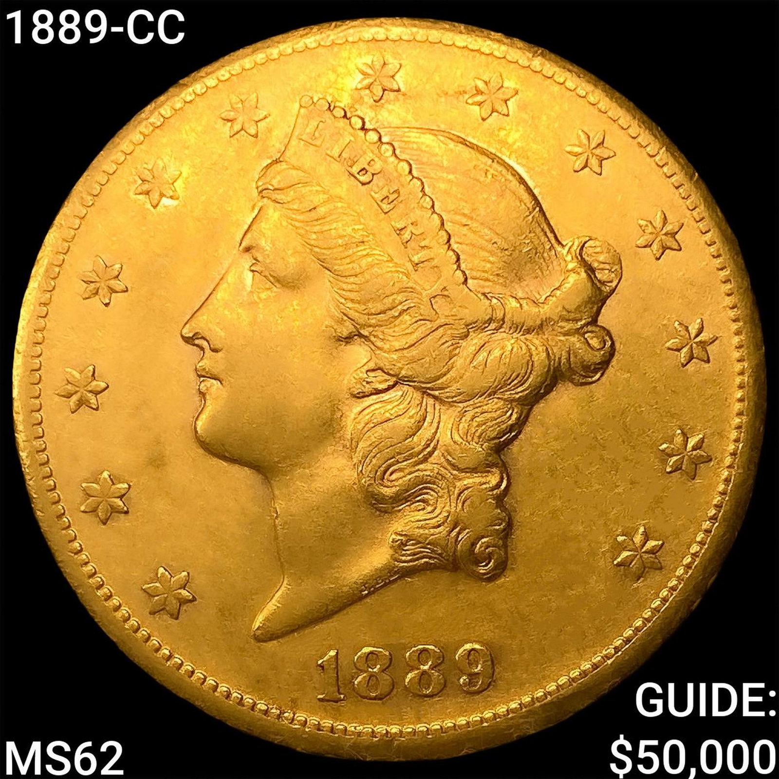 1889-CC $20 Gold Double Eagle UNCIRCULATED (1 of 2)