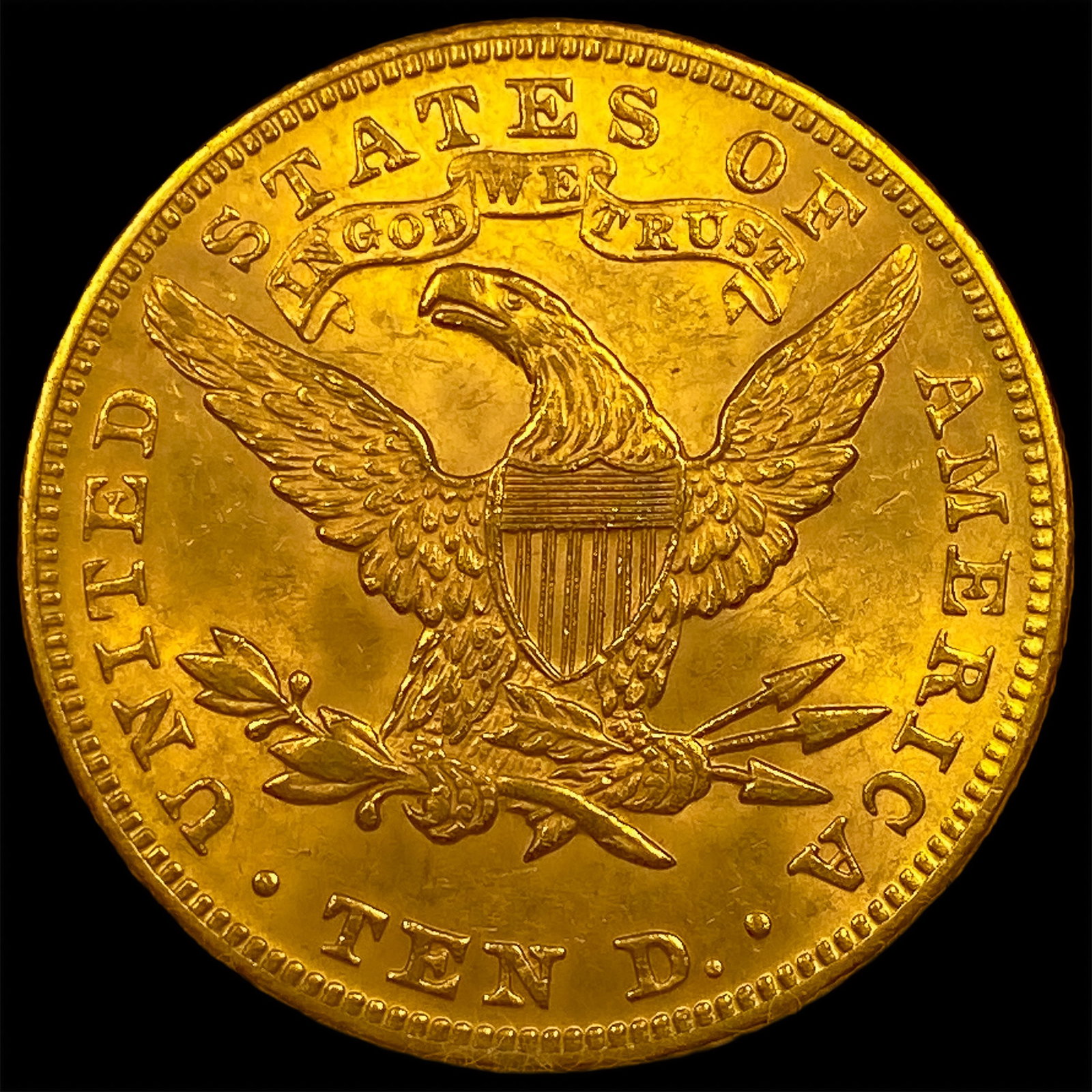 1893 $10 Gold Eagle UNCIRCULATED - 2