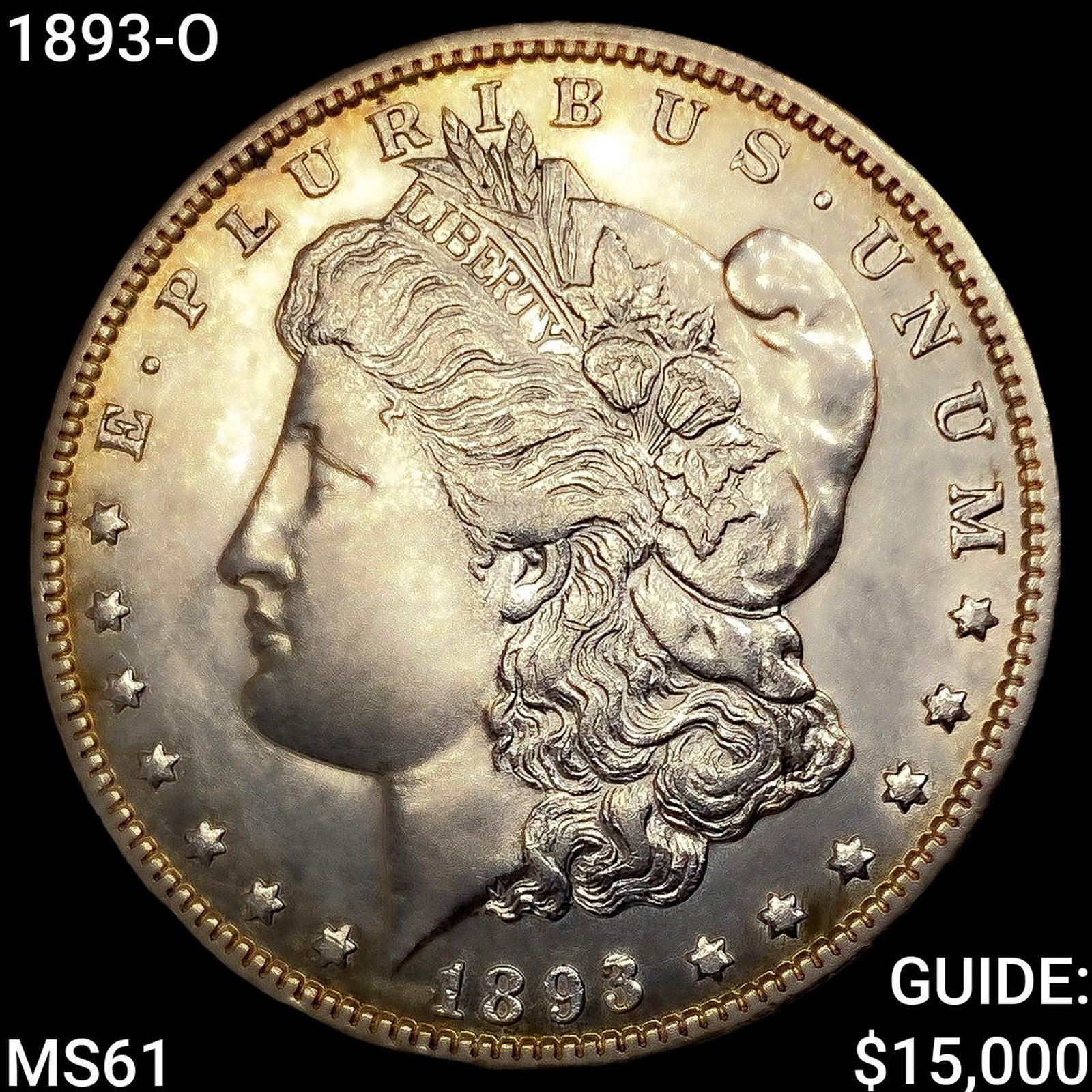 1893-O Morgan Silver Dollar UNCIRCULATED: 1893-O Morgan Silver Dollar UNCIRCULATED