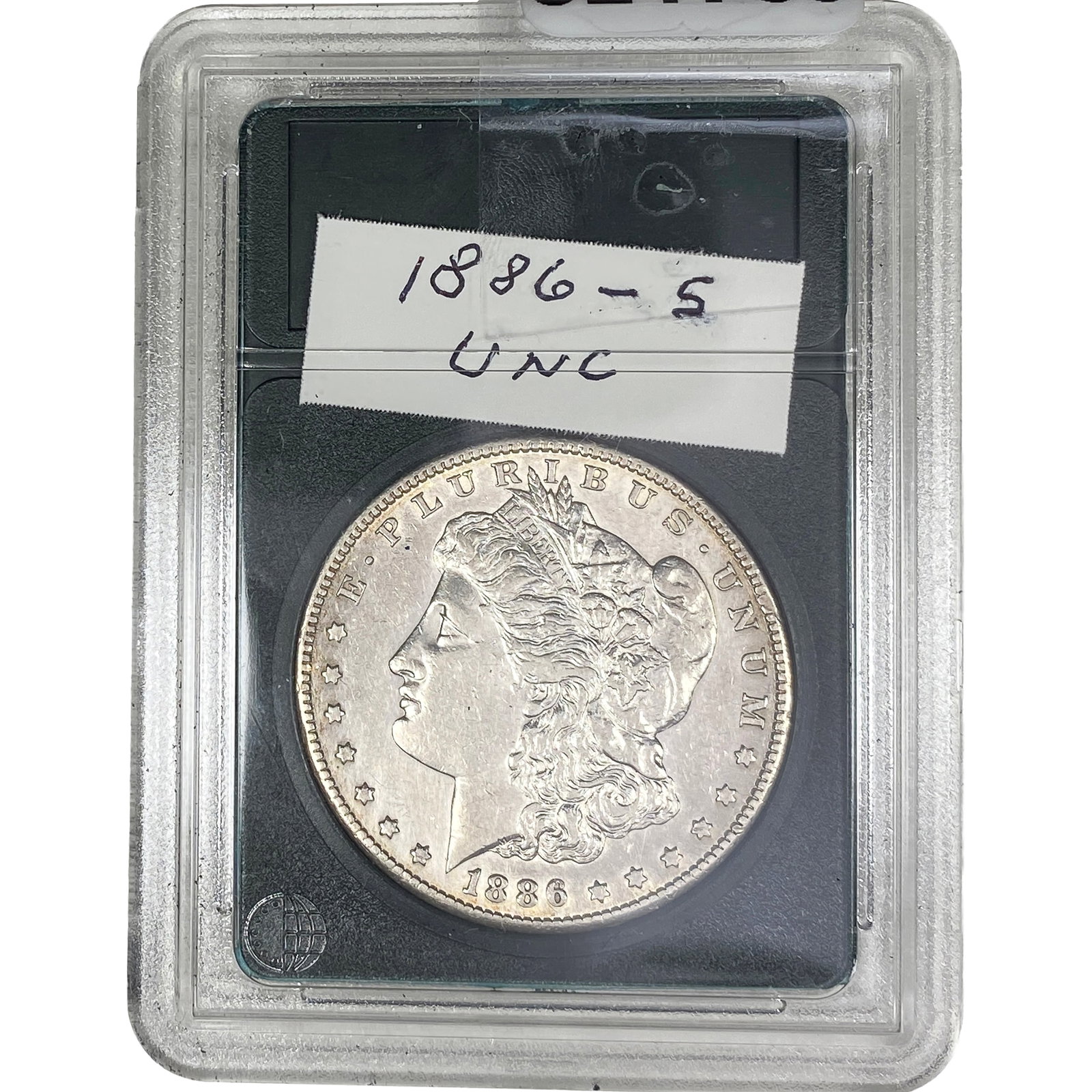 1886-S Morgan Silver Dollar UNC: 1886-S Morgan Silver Dollar UNC