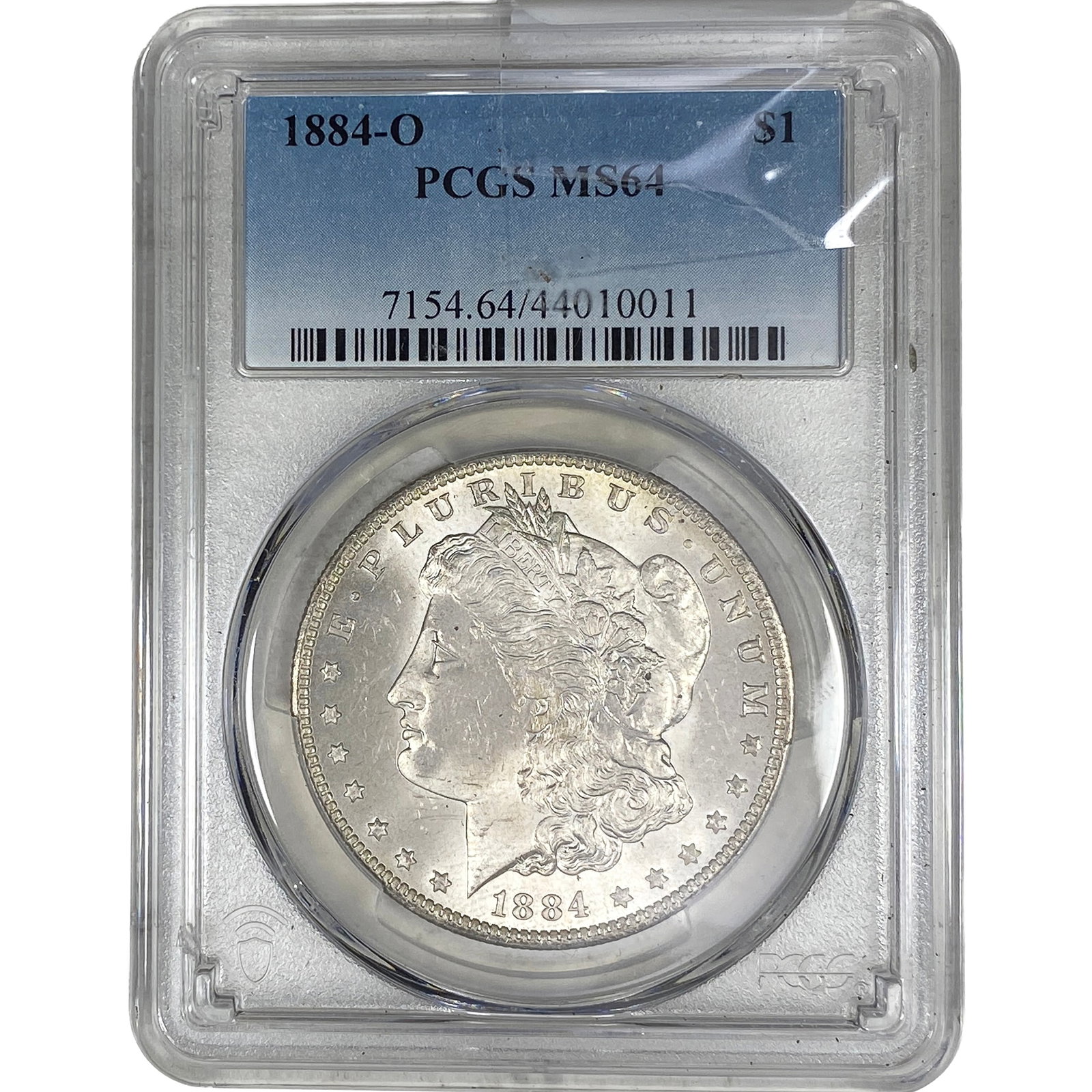 1884-O Morgan Silver Dollar PCGS MS64: 1884-O Morgan Silver Dollar PCGS MS64