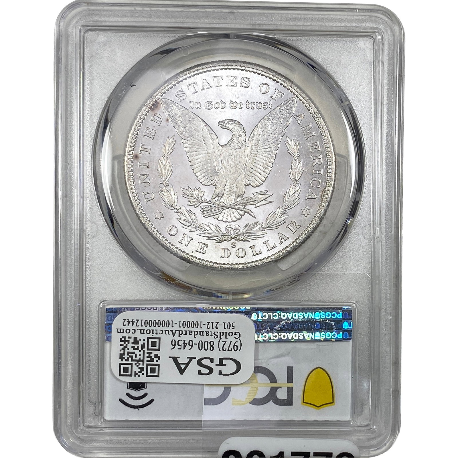 1880-S Morgan Silver Dollar PCGS MS63 - 2