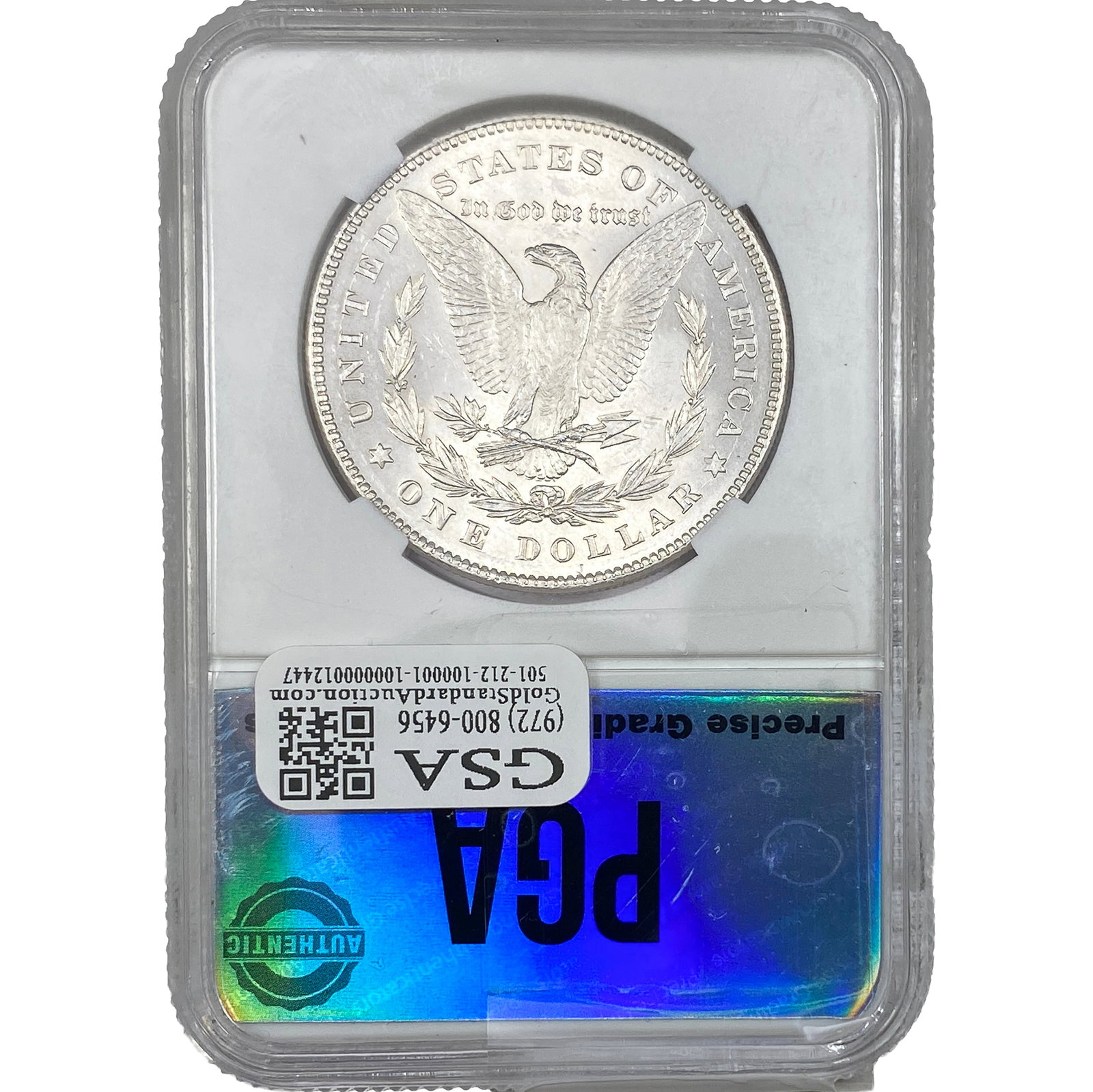 1878 7/8TF Morgan Silver Dollar PGA MS64 - 2
