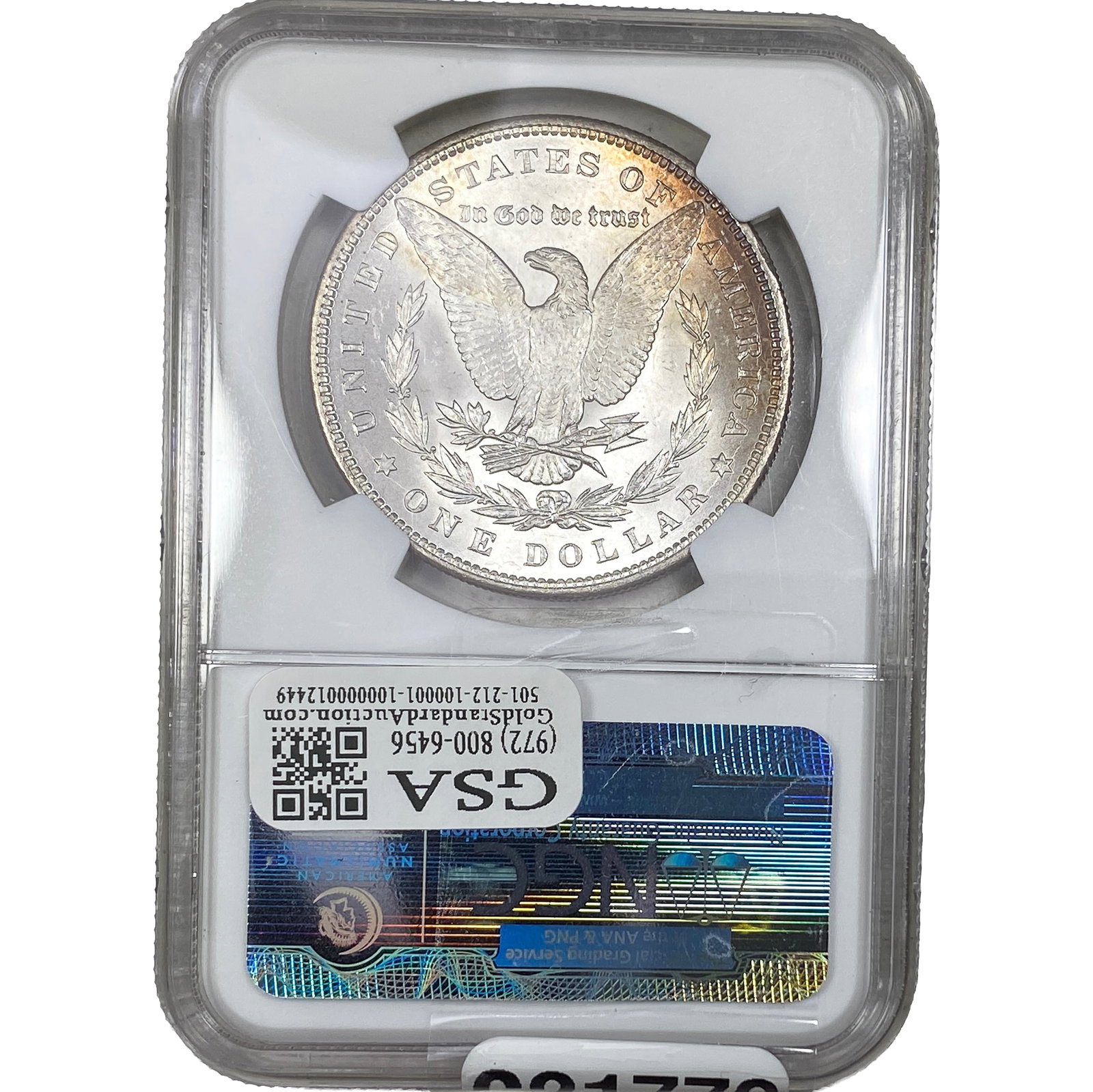 1884 Morgan Silver Dollar NGC MS63 - 2