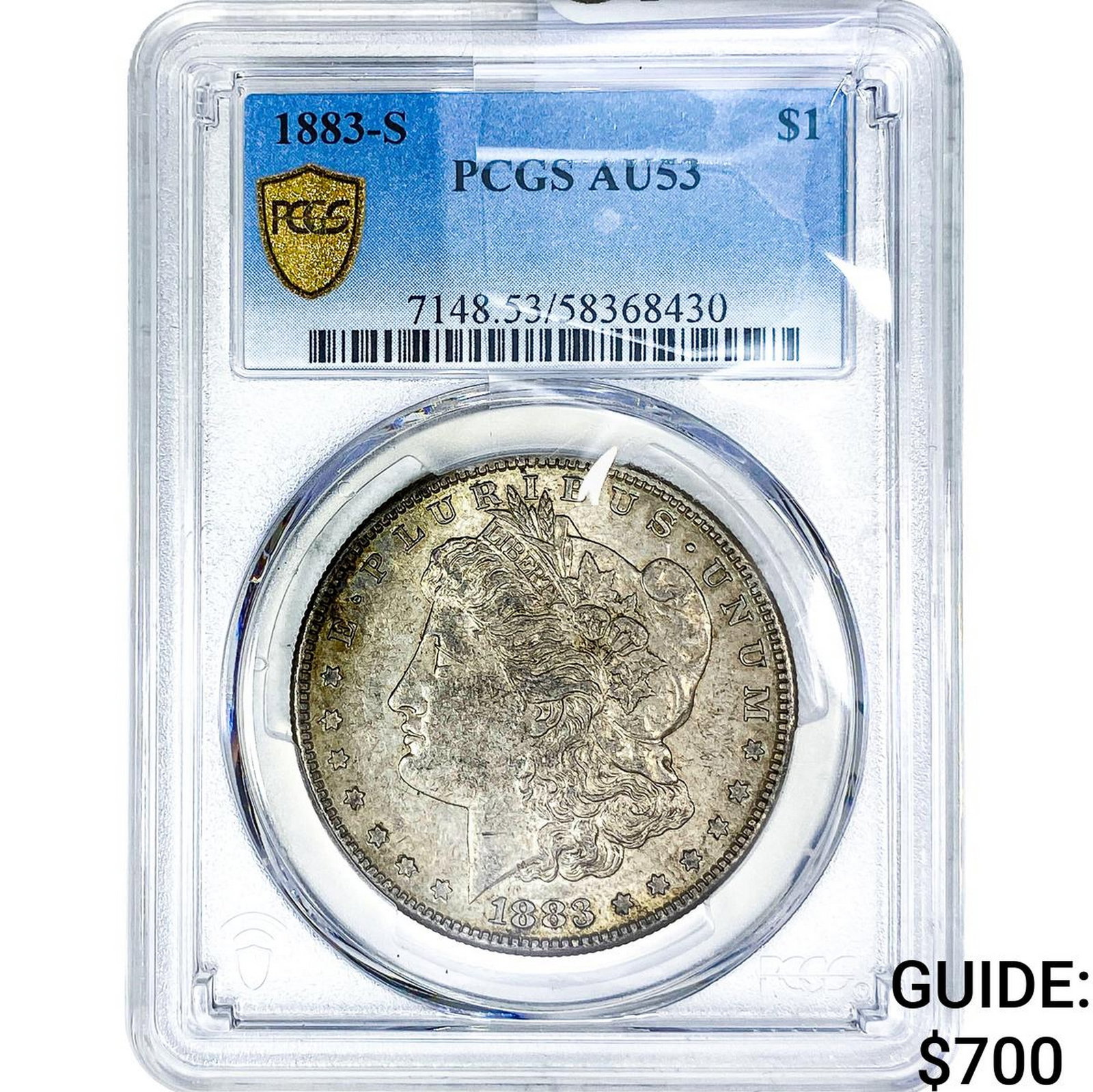 1883-S Morgan Silver Dollar PCGS AU53 (1 of 2)