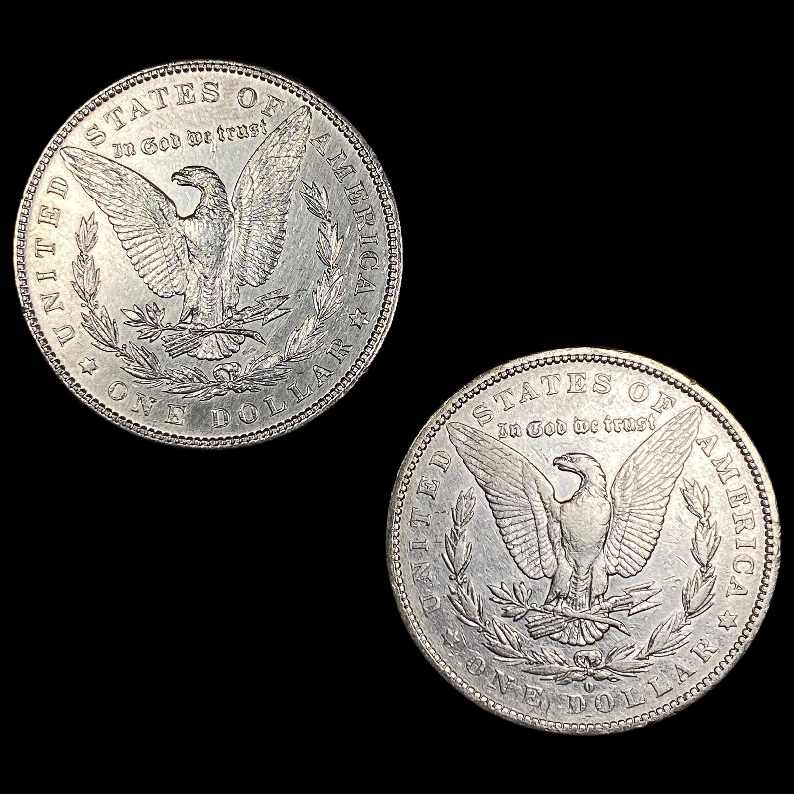 [2] 1879 & 1879-O Morgan Silver Dollar - 2