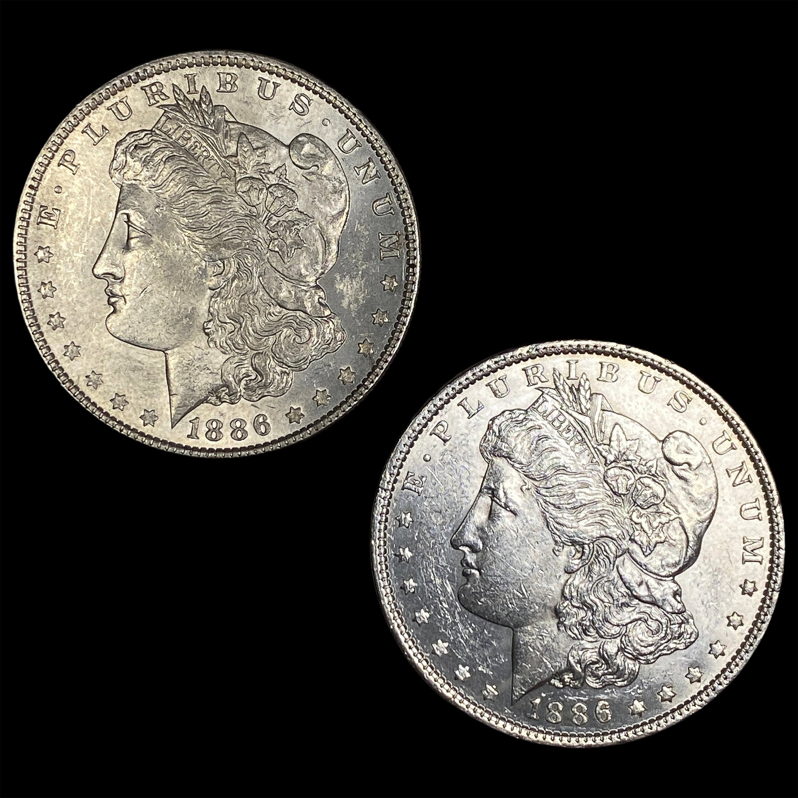 [2] 1886 Morgan Silver Dollar (1 of 2)