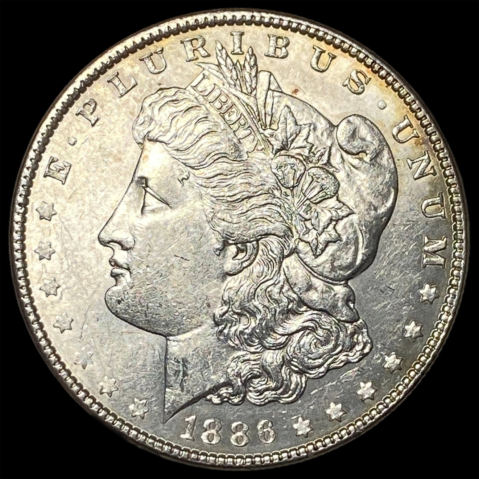 1886 Morgan Silver Dollar (1 of 2)