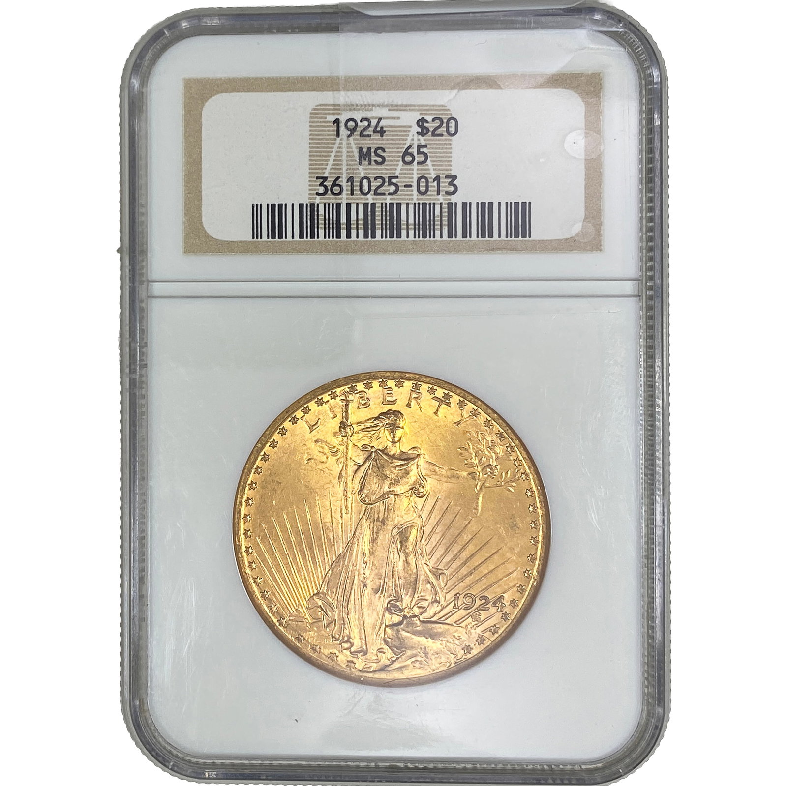 1924 $20 Gold Double Eagle NGC MS65 (1 of 2)