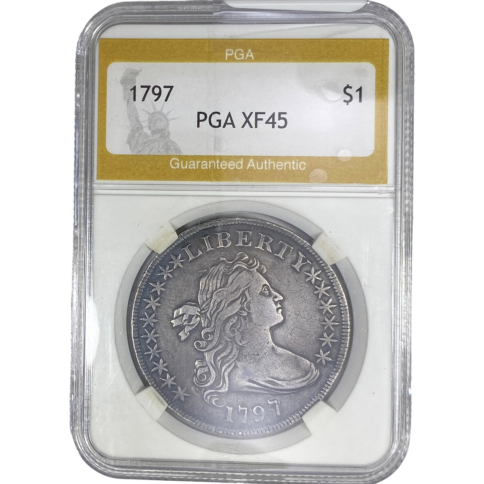 1797 Draped Bust Dollar PGA XF45 (1 of 2)