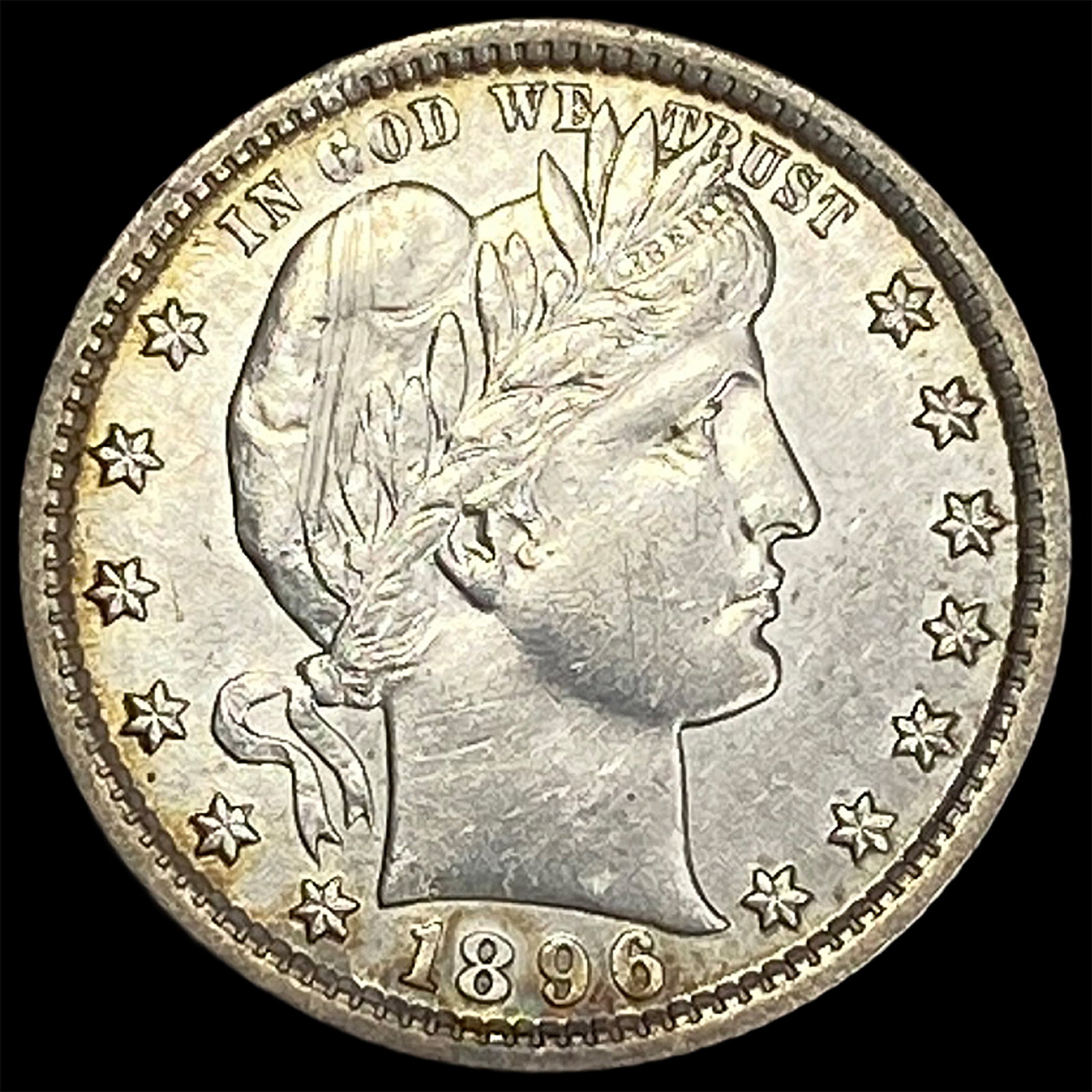 1896 Barber Quarter: 1896 Barber Quarter