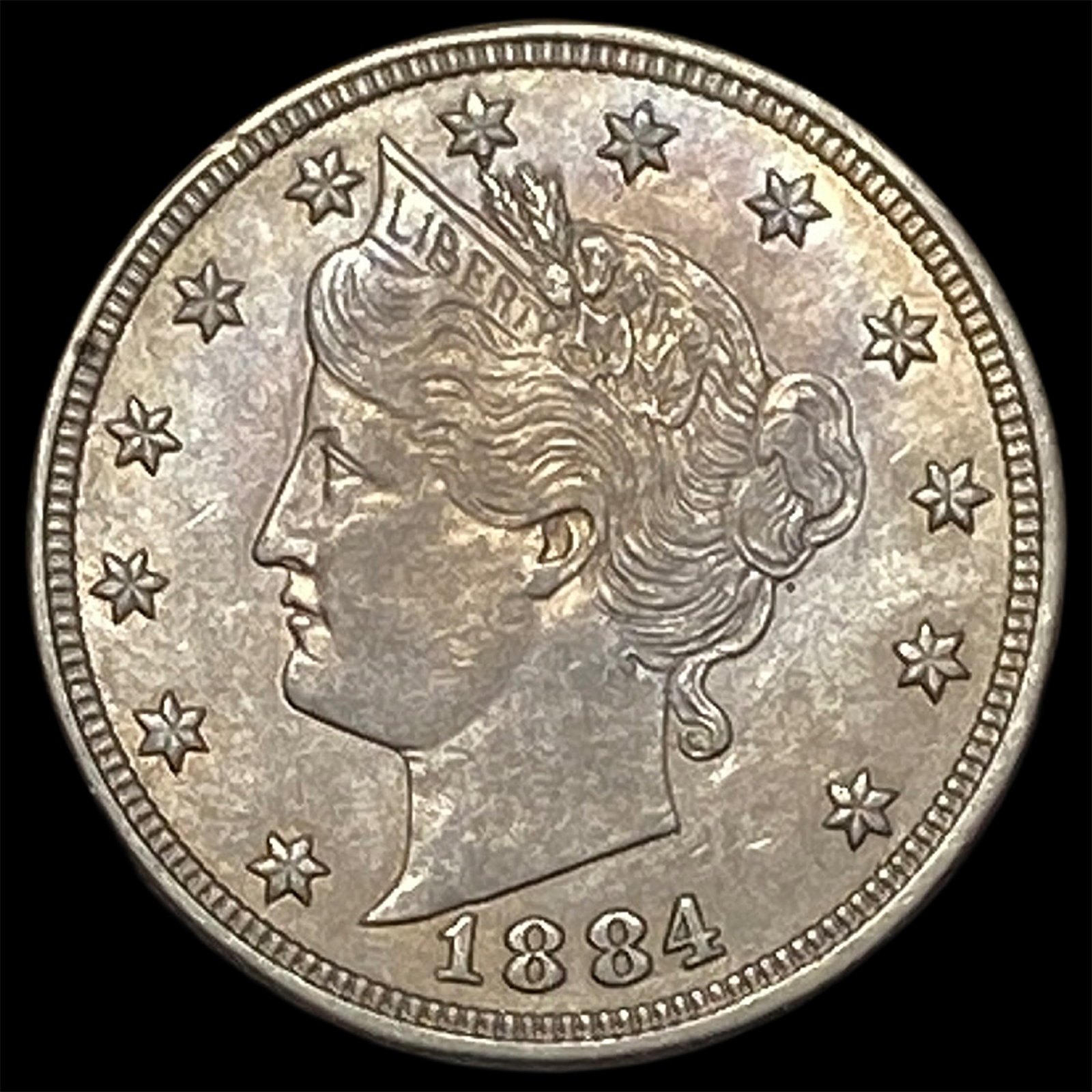1884 Liberty Victory Nickel: 1884 Liberty Victory Nickel