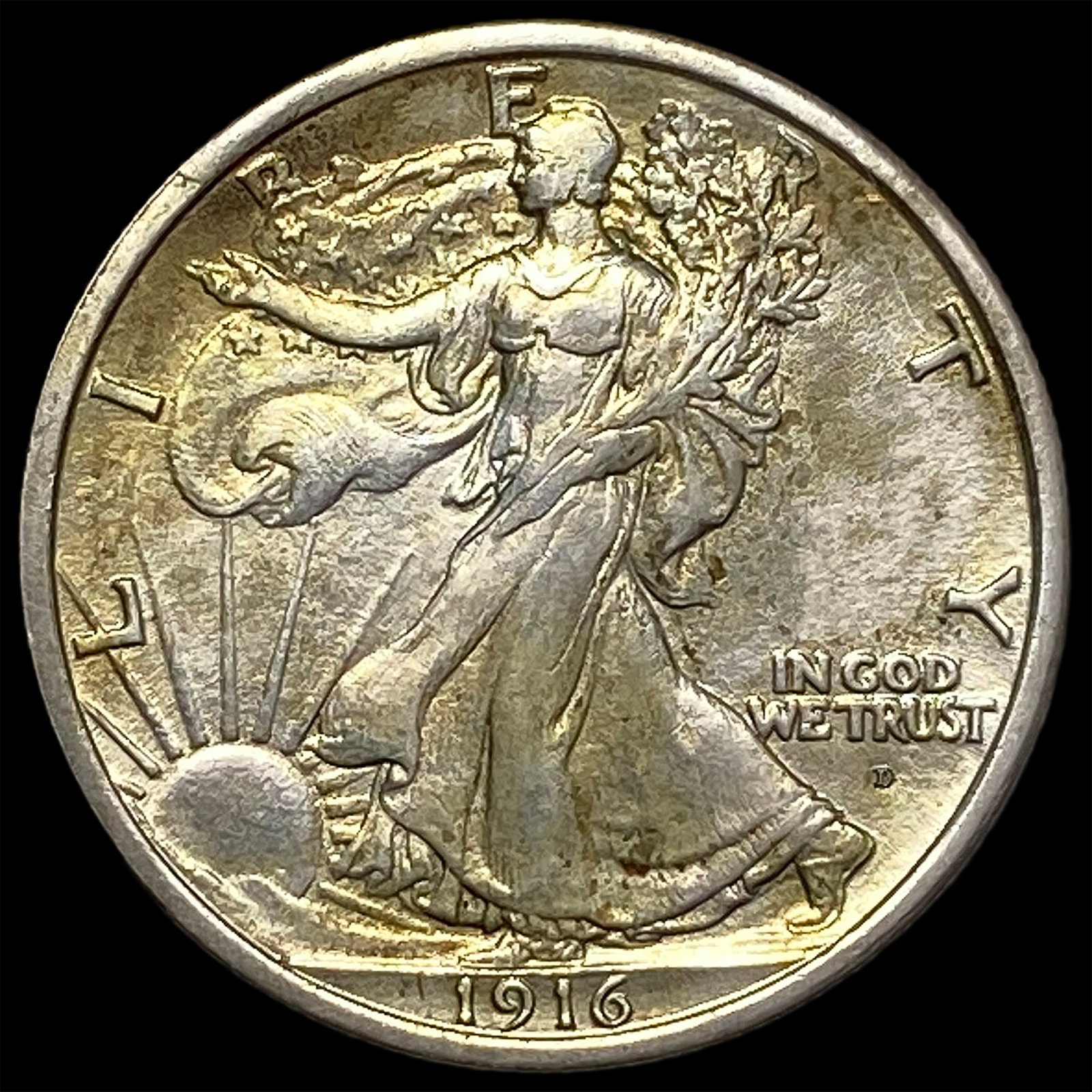 1916-D Walking Liberty Half Dollar: 1916-D Walking Liberty Half Dollar
