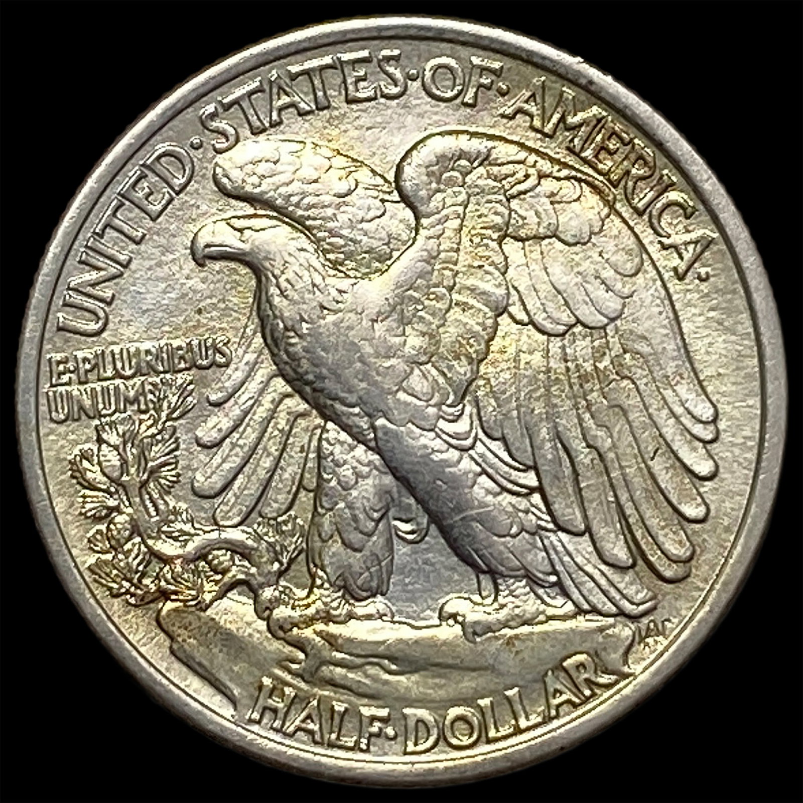 1916-D Walking Liberty Half Dollar - 2