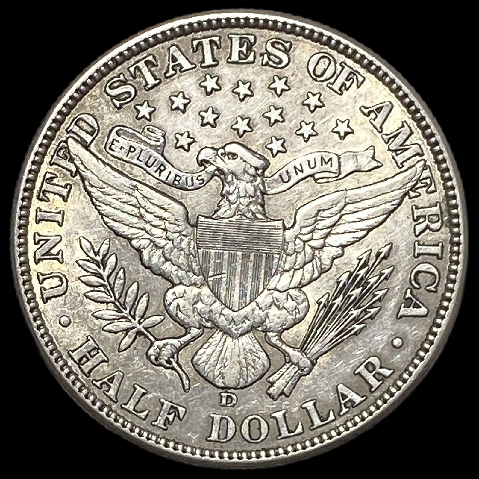 1911-D Barber Half Dollar - 2