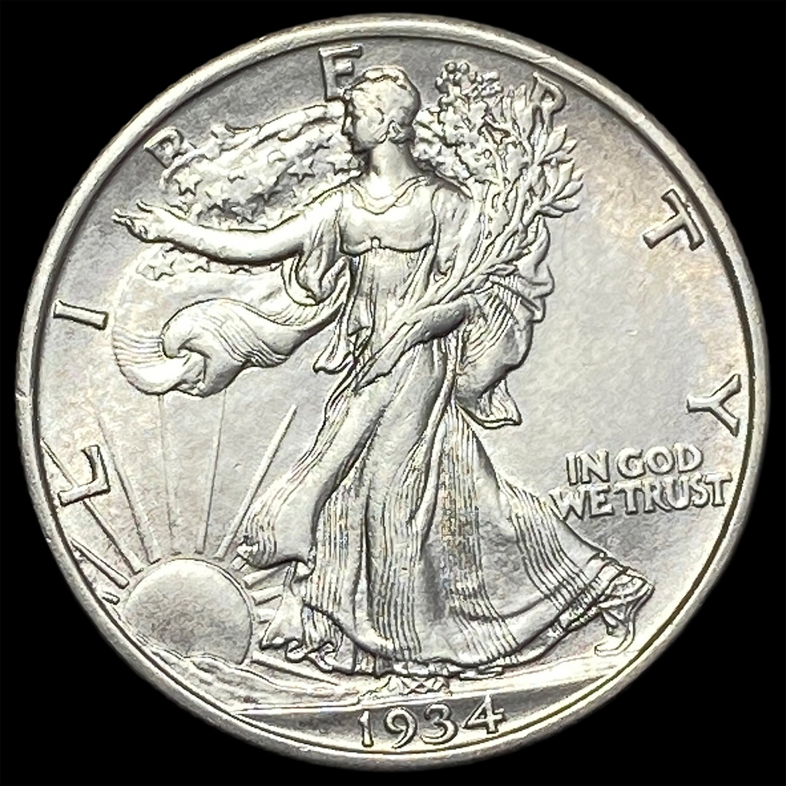 1934 Walking Liberty Half Dollar (1 of 2)