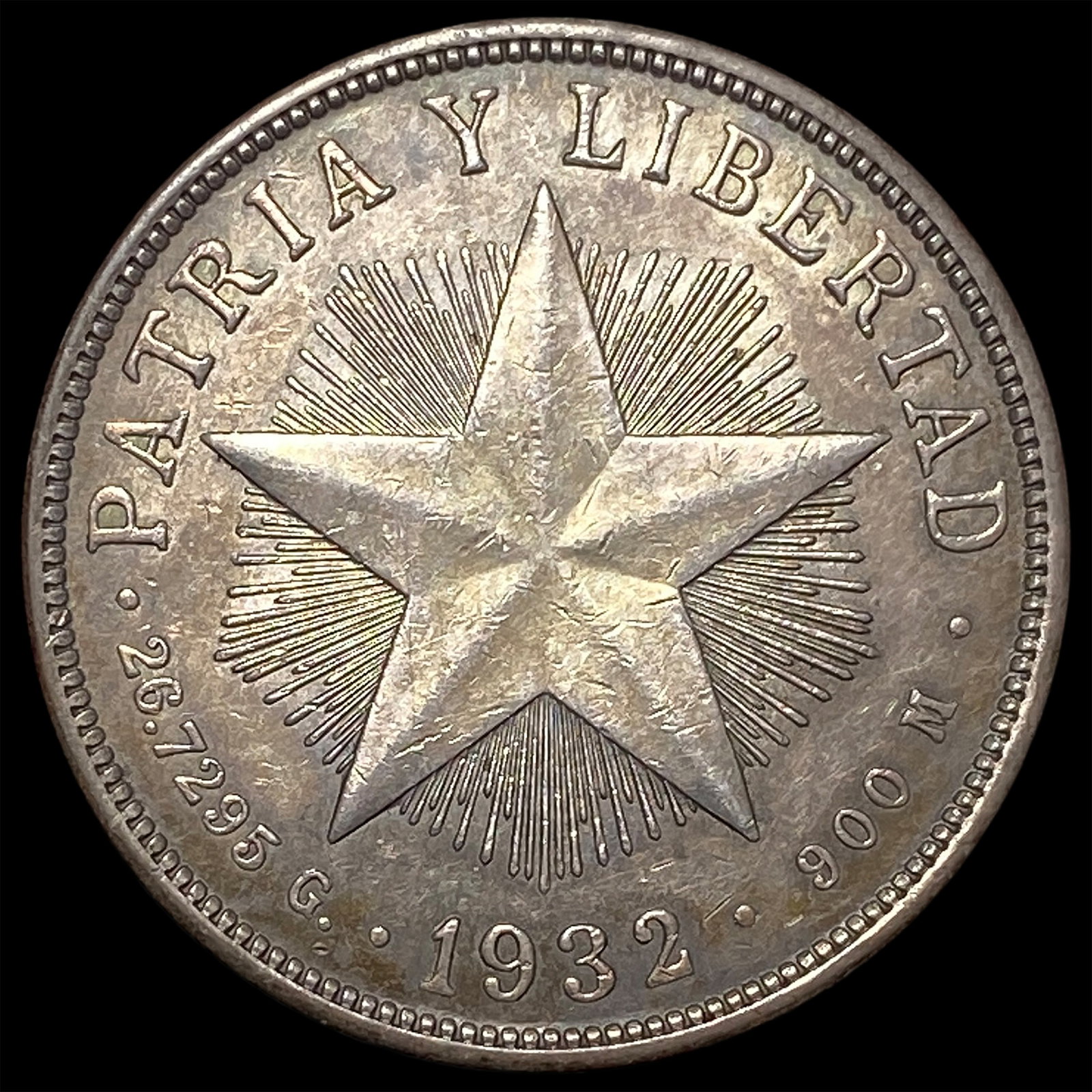 1932 Cuba Silver 1 Peso (1 of 2)