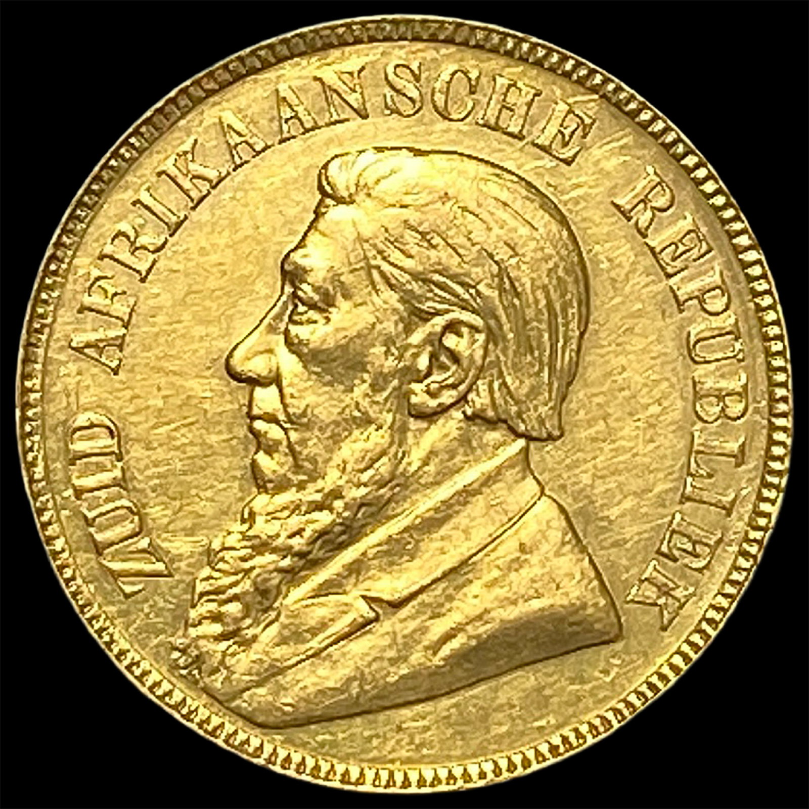 1898 South Africa Gold 1 Pond: 1898 South Africa Gold 1 Pond