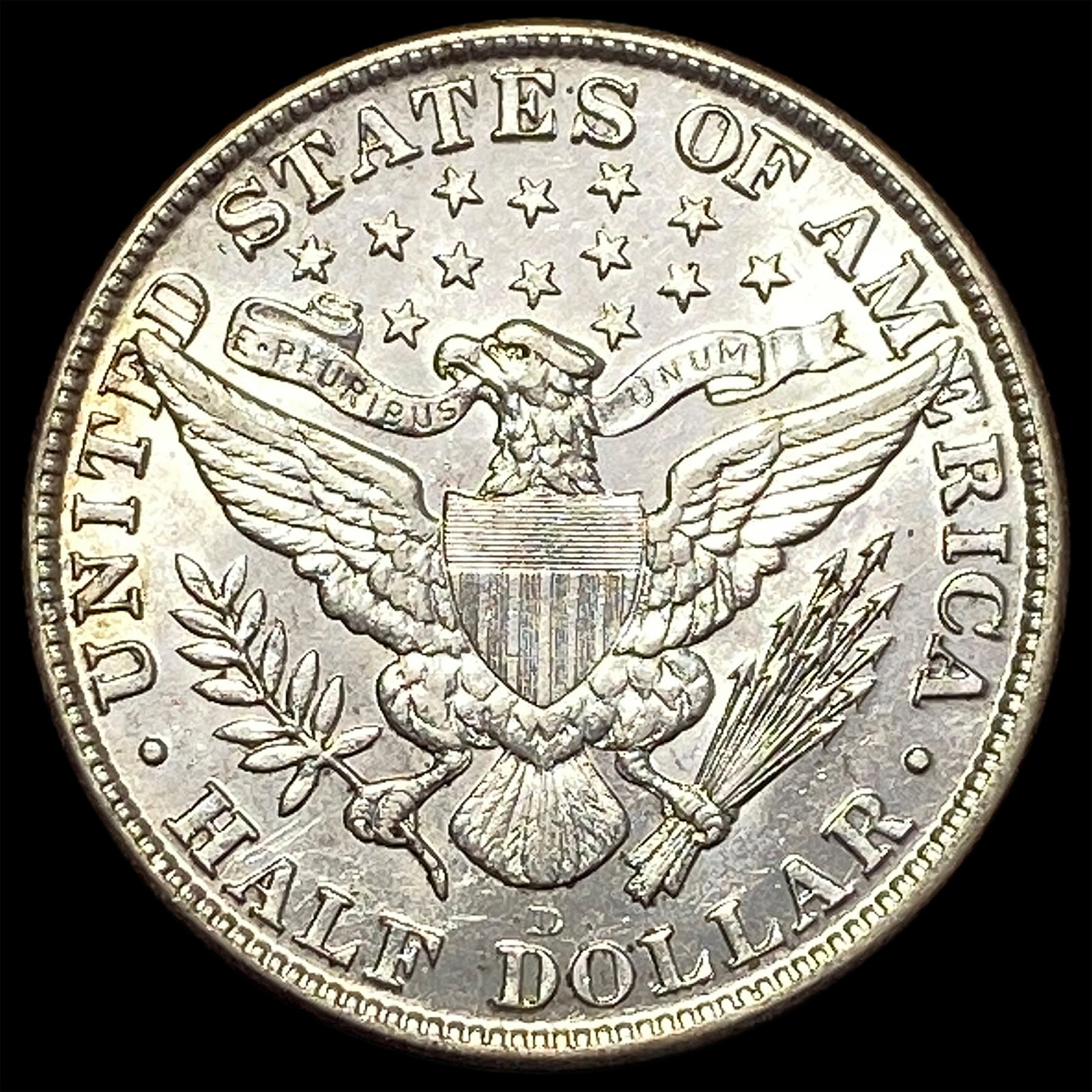 1915-D Barber Half Dollar - 2